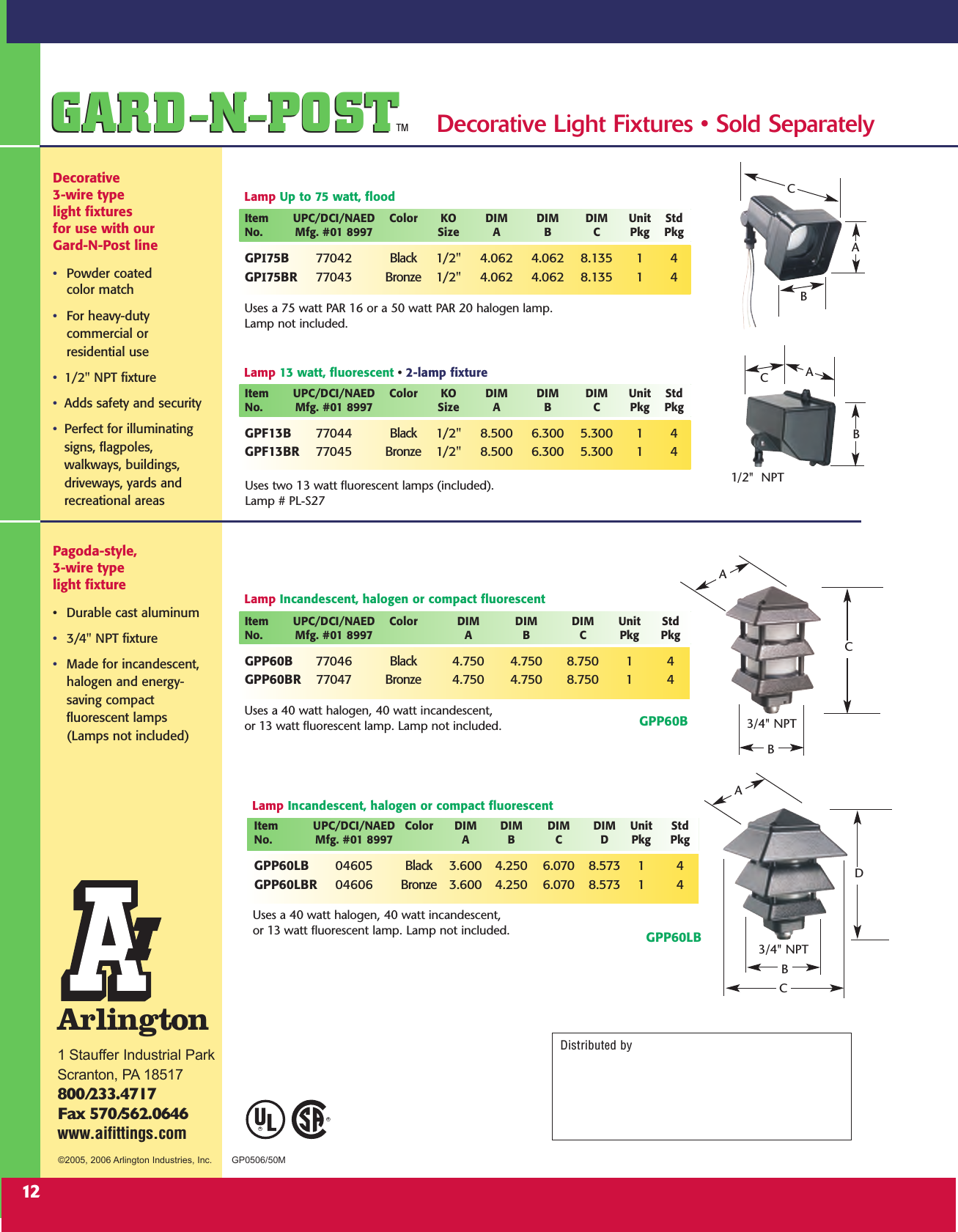 Gard N Post Brochure 142308 Catalog