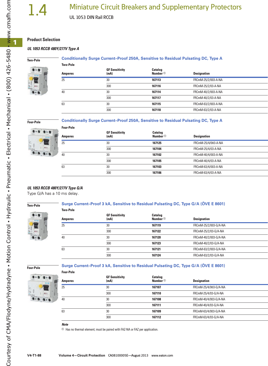 Page 2 of 12 - Eaton Rccb  152183-Catalog 1