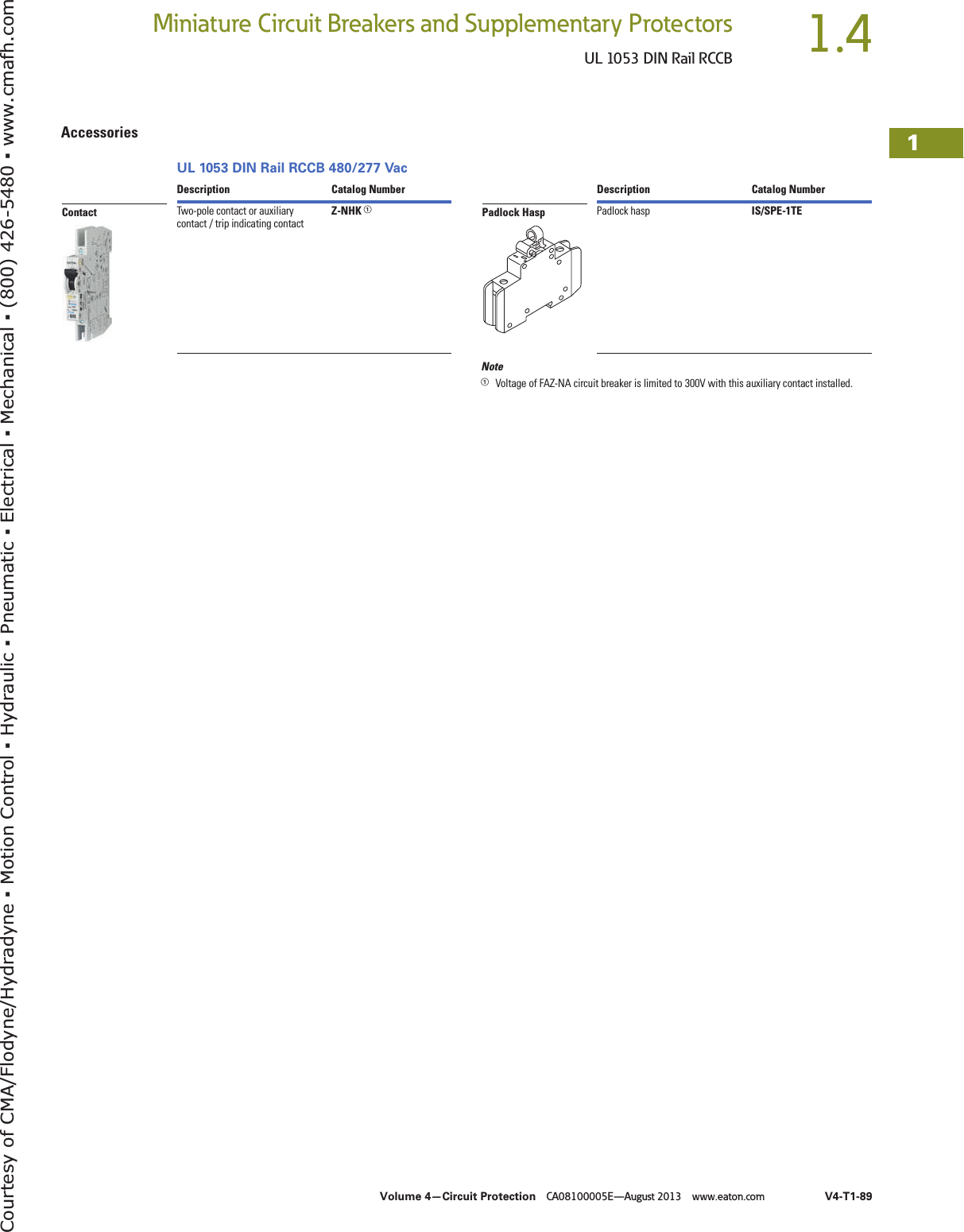 Page 3 of 12 - Eaton Rccb  152183-Catalog 1