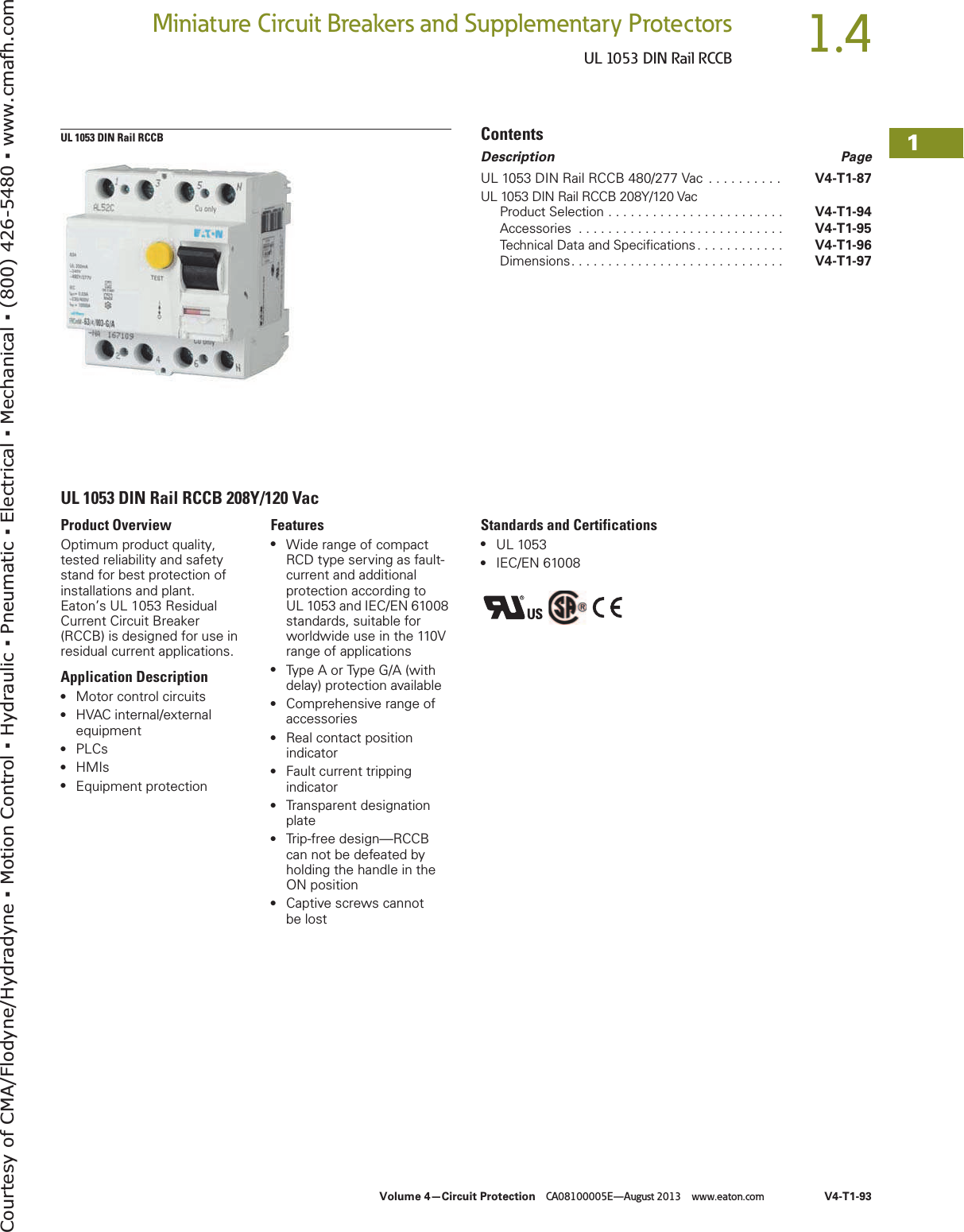 Page 7 of 12 - Eaton Rccb  152183-Catalog 1