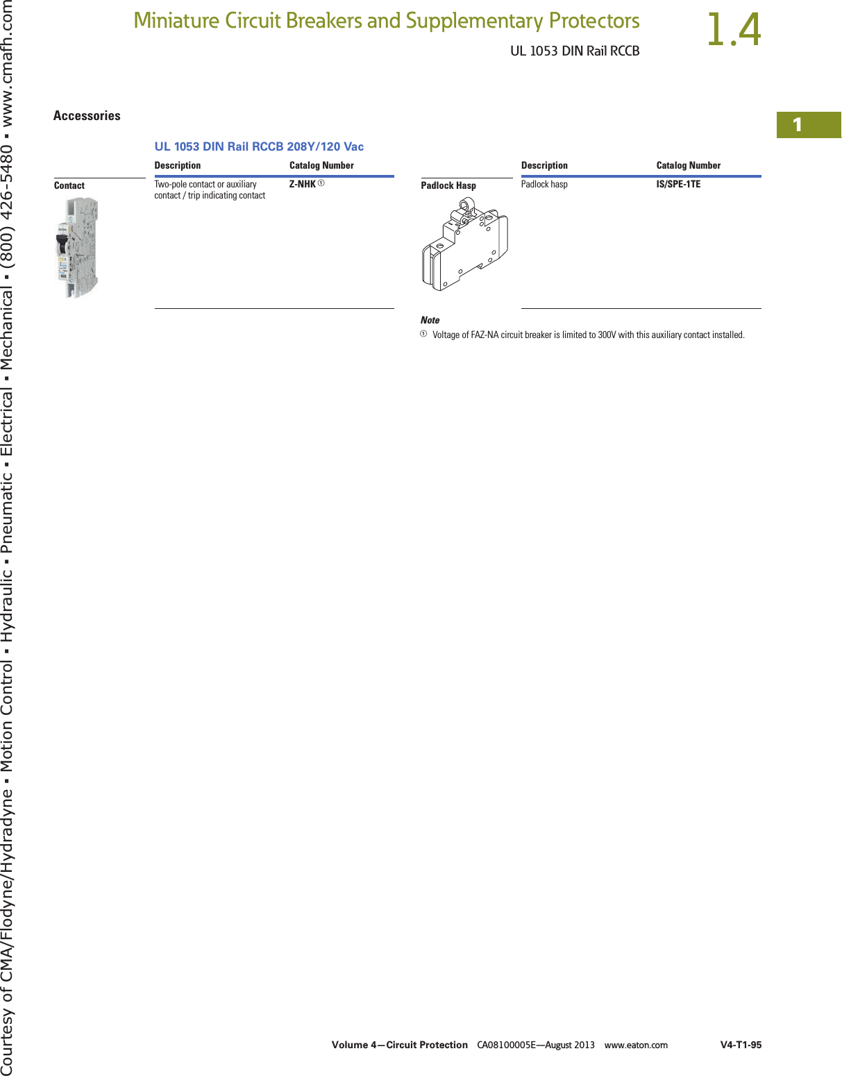 Page 9 of 12 - Eaton Rccb  152183-Catalog 1