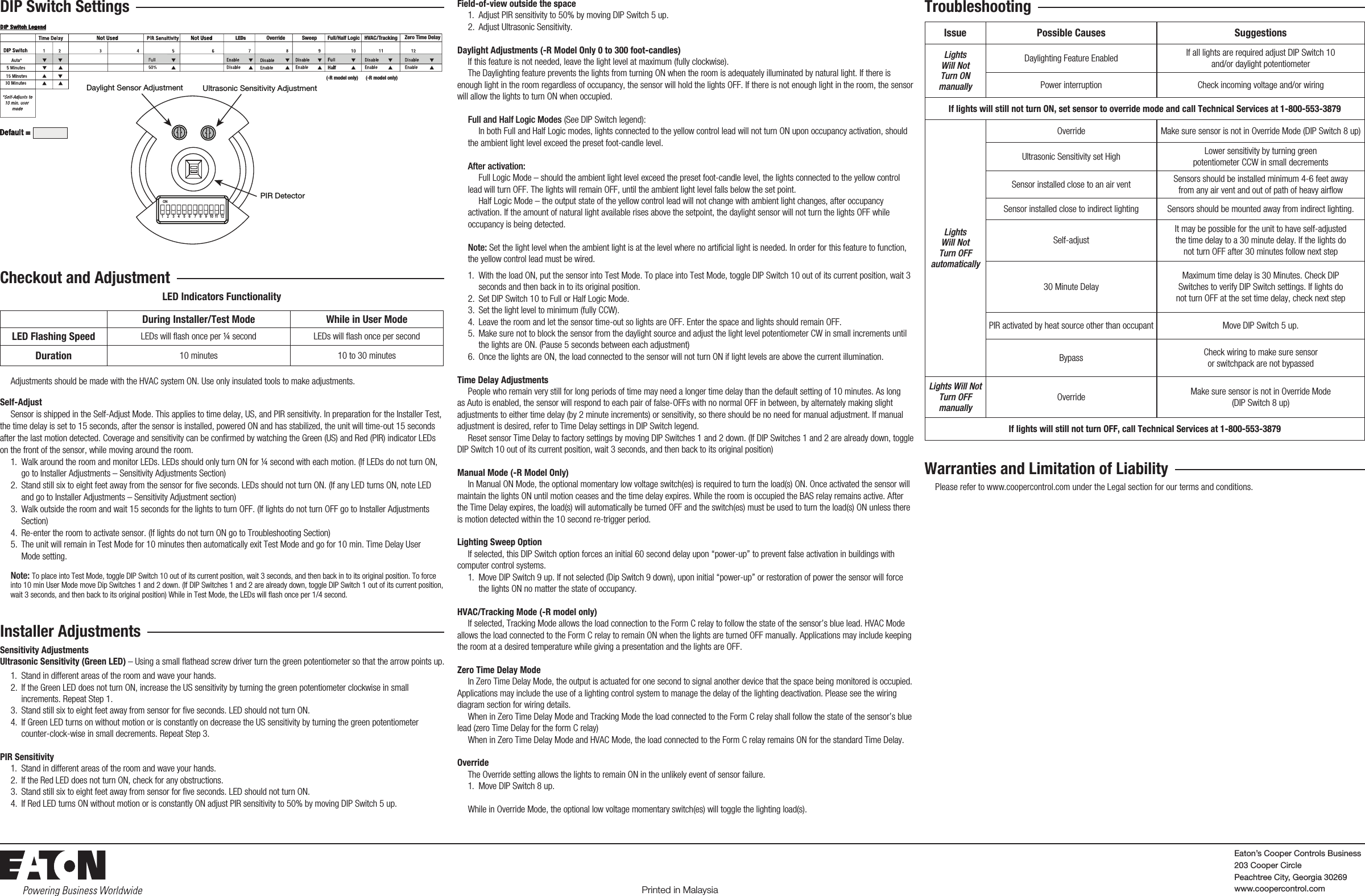 Page 2 of 2 - Installation Directions