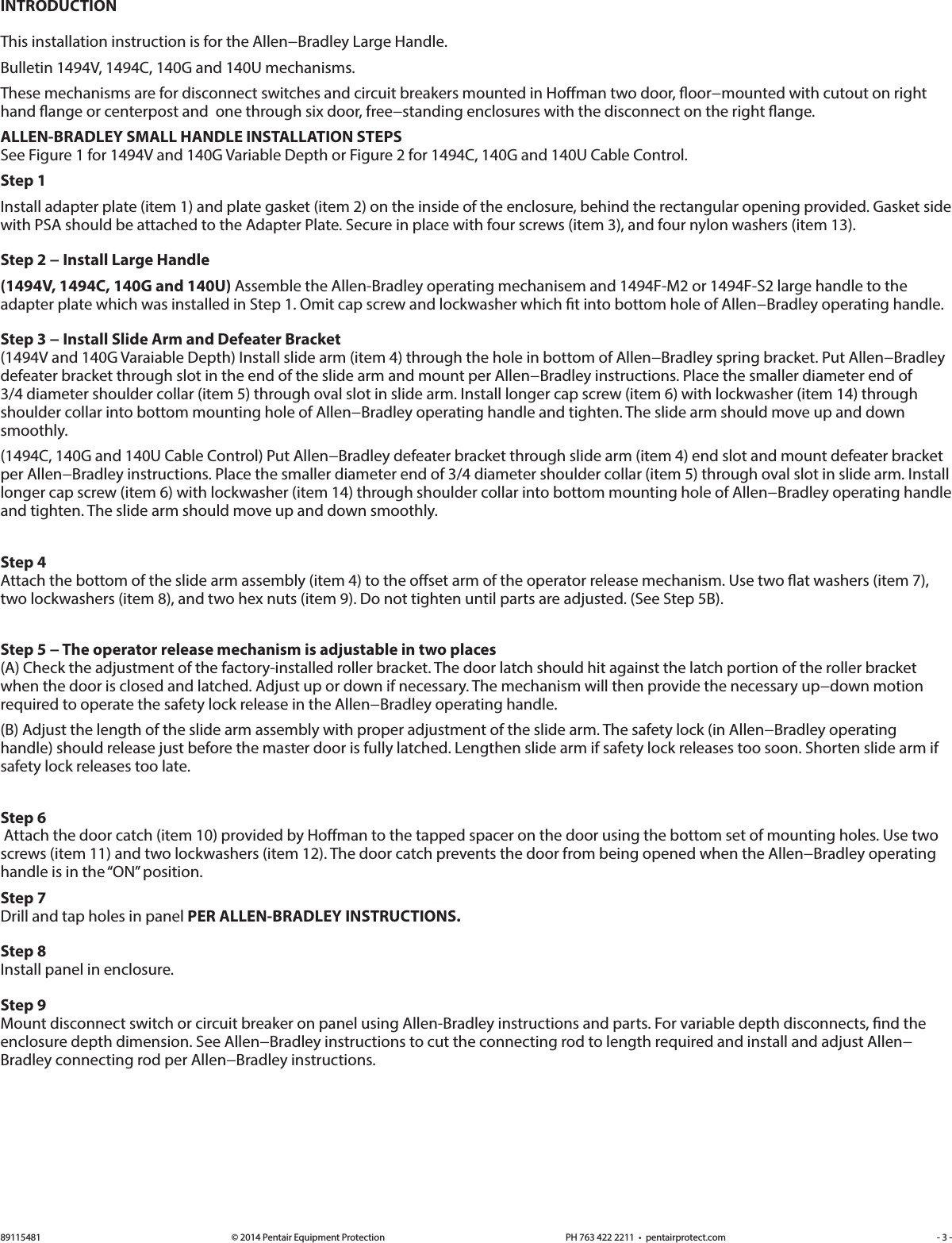 Page 3 of 4 - Installation Directions