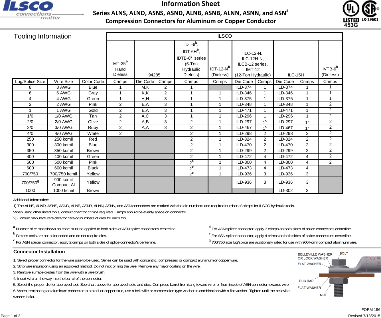 Page 1 of 9 - FORM 196 ALN, ASN COMPRESSION 7-13-2015x  Brochure