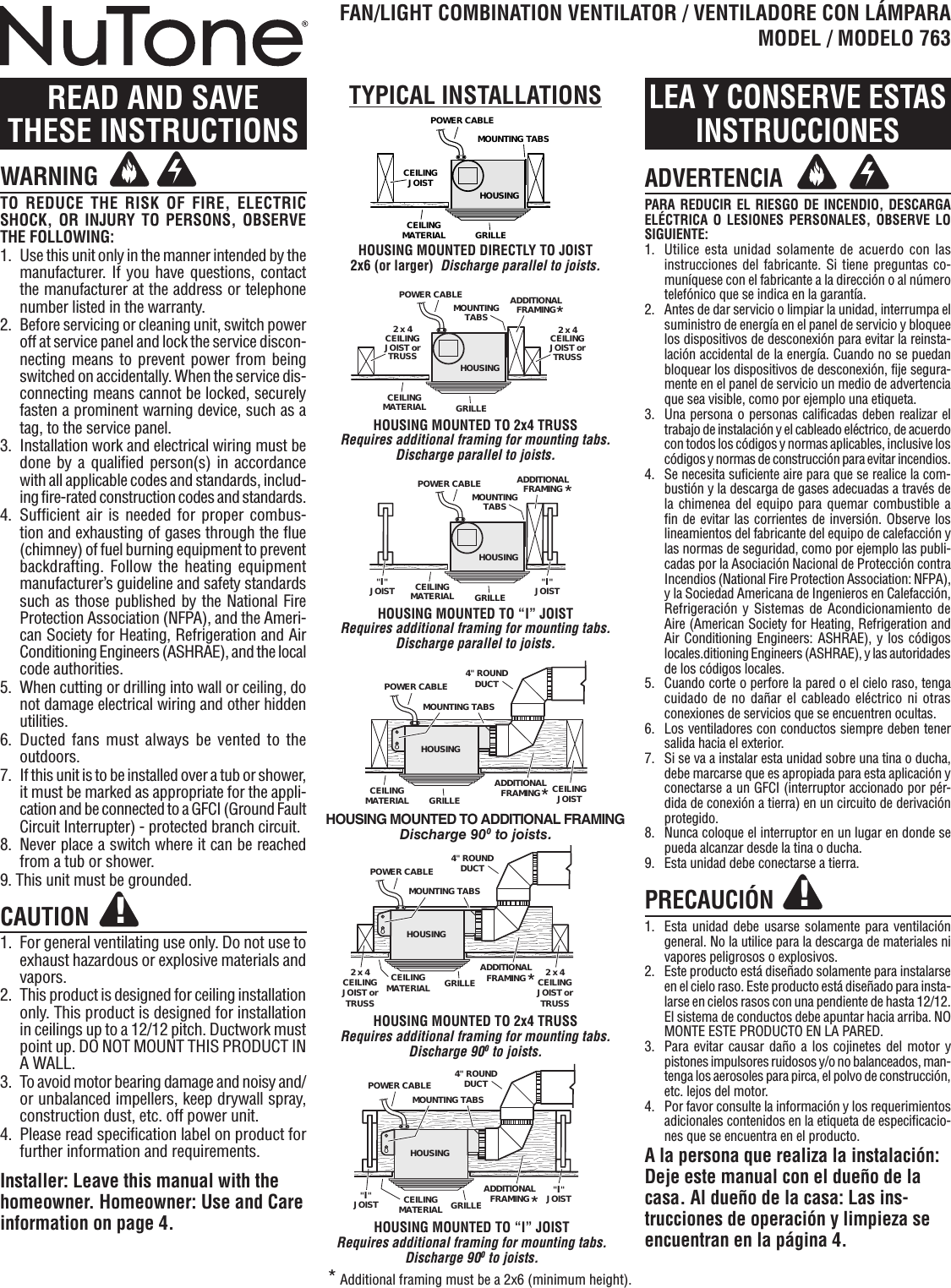 Page 1 of 4 - Installation Directions