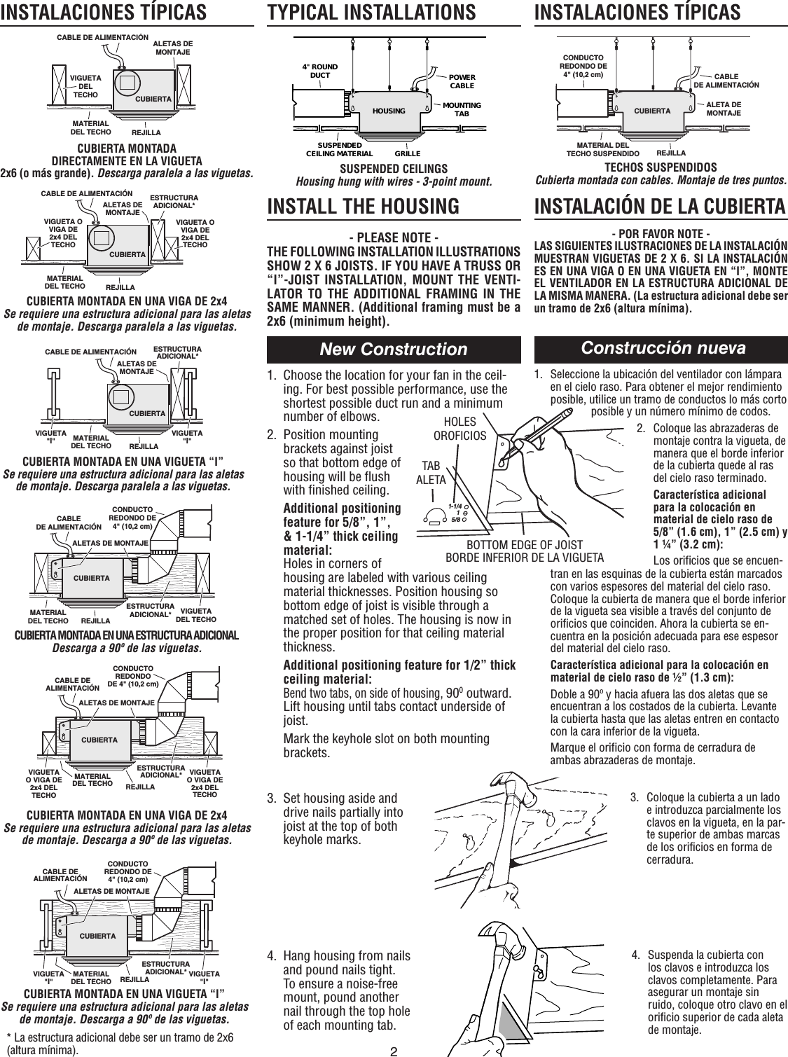 Page 2 of 4 - Installation Directions