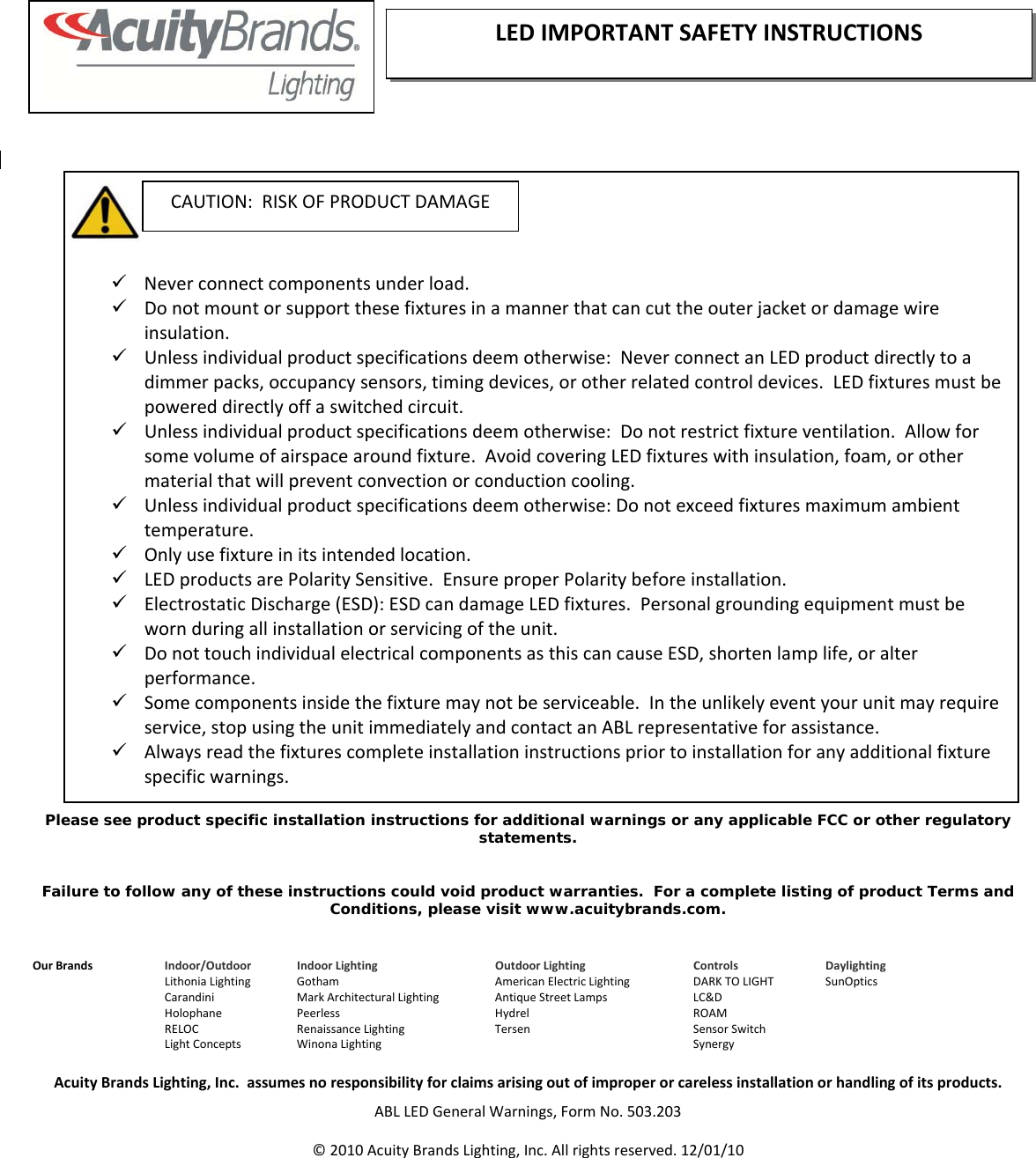 Page 2 of 5 - JHBL Installtion Instructions U219813  Installation Directions