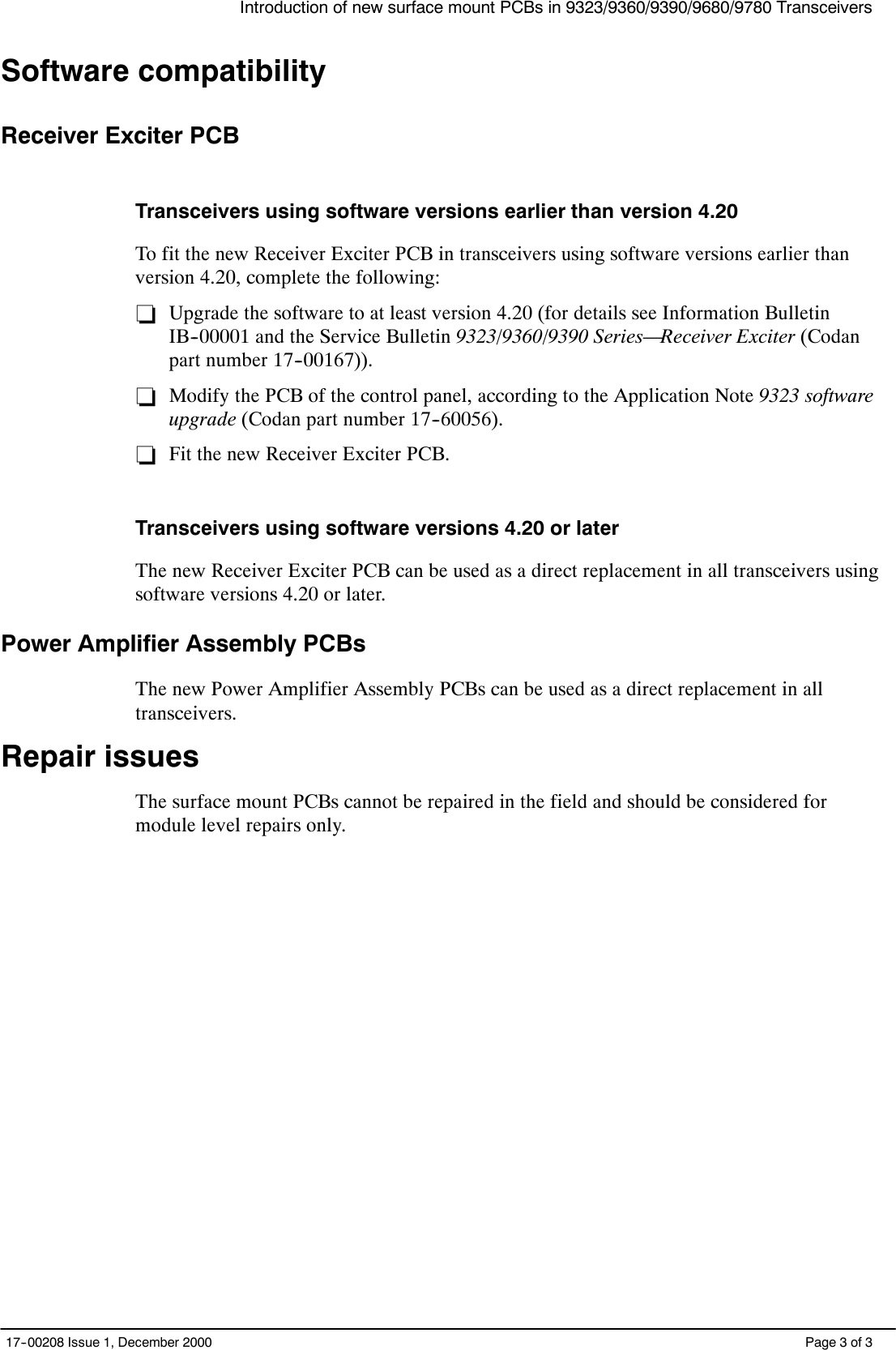 Page 3 of 3 - 00208_1 Codan Obsolete CD/data/bulletins/17-00208_1 17-00208 1