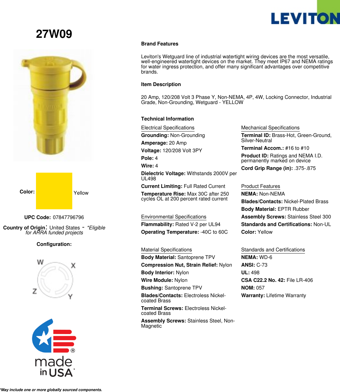 Page 1 of 2 - Product Detail Manual 