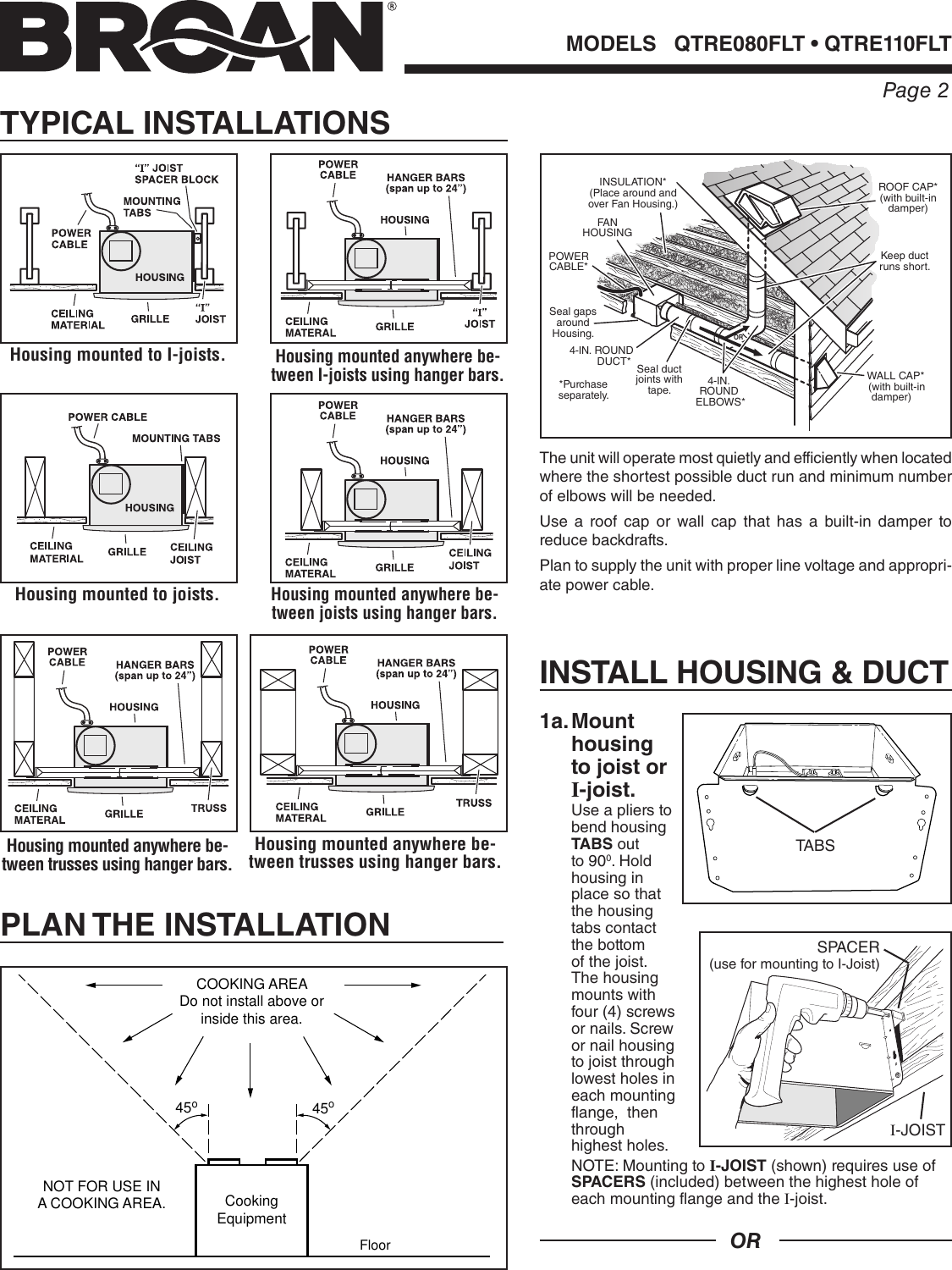 Page 2 of 8 - Installation Directions