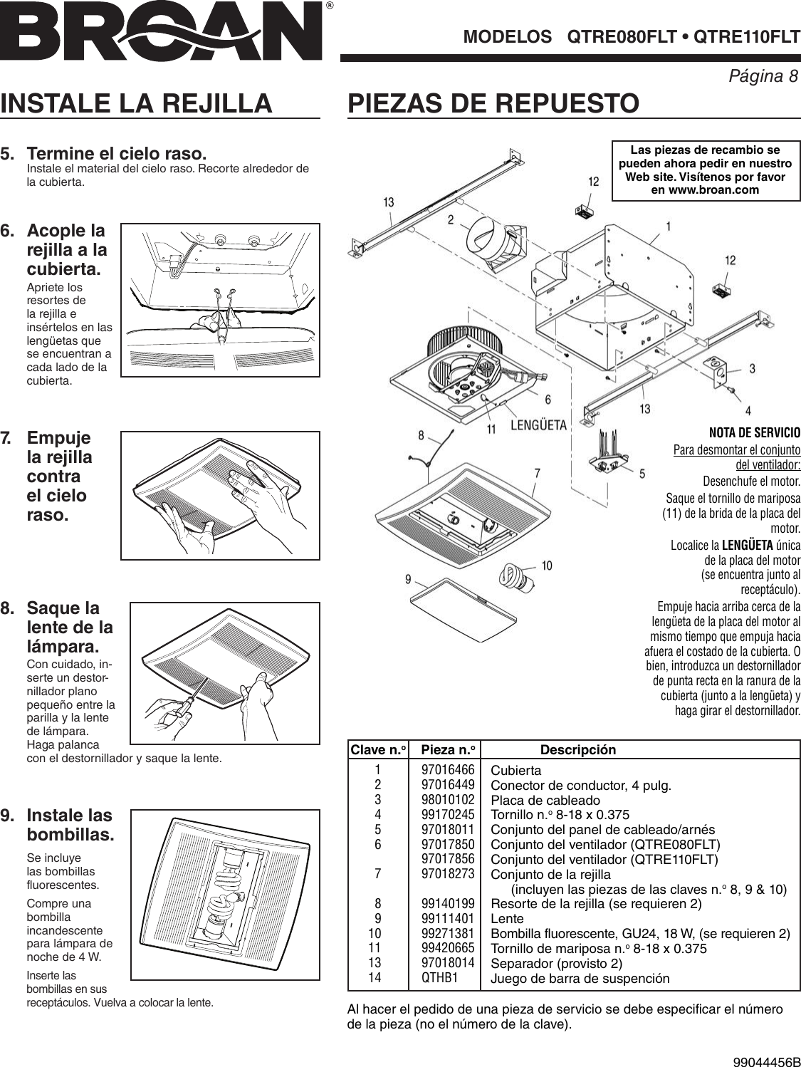 Page 8 of 8 - Installation Directions