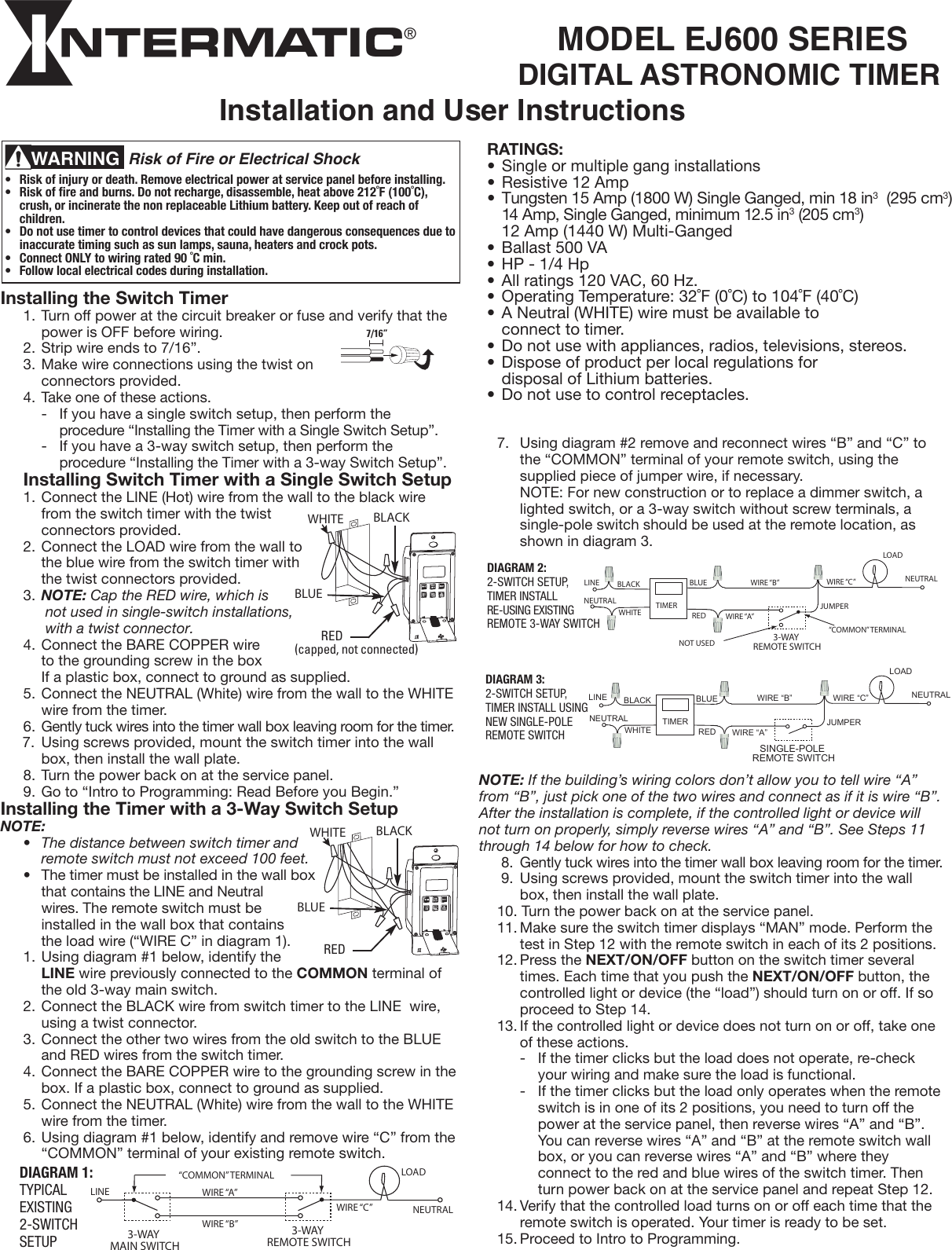 Page 1 of 4 - Installation Directions