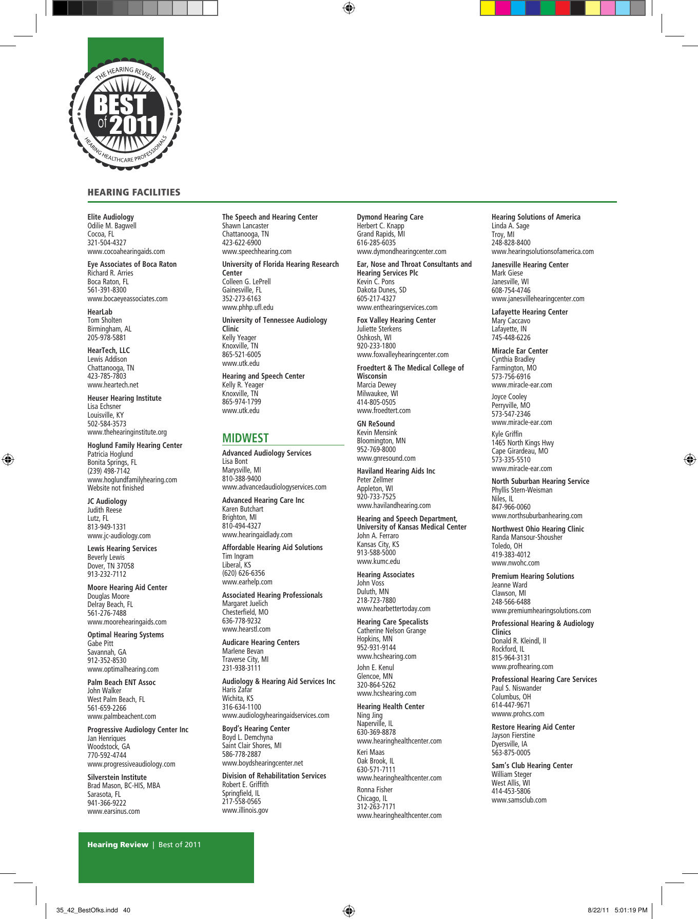 Page 2 of 3 - 2011-09 Hearing Facilities