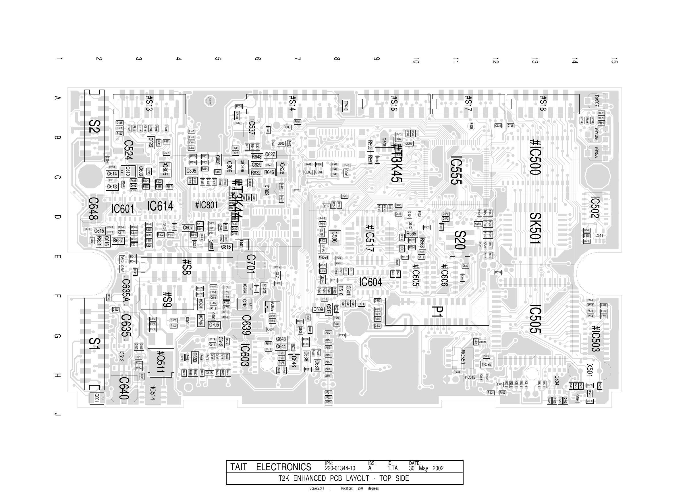 Page 3 of 4 - T2000/Service Manual Additions/220-01344-10 T2000 T2020-40 CONTROL BOARD/220-01344-10 220-01344-10