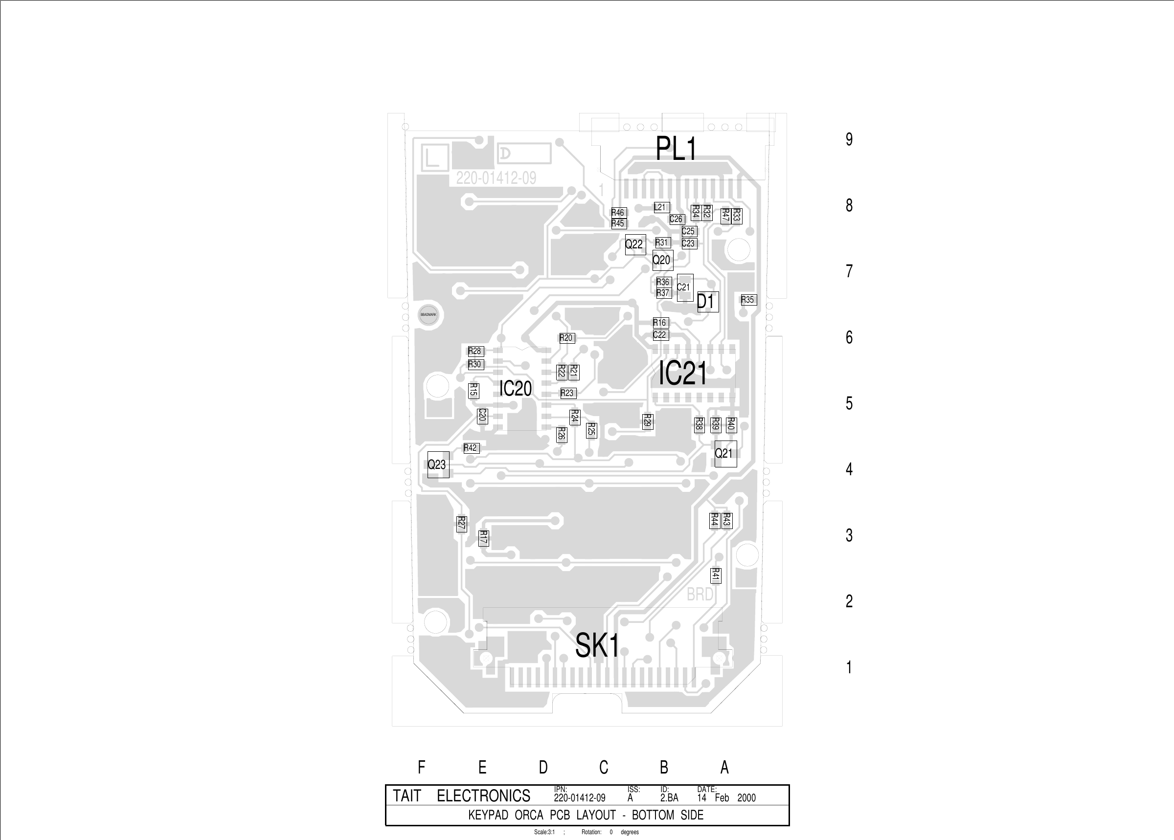 Page 3 of 3 - ORCA/ORCA CIRCUIT BOARDS/220-01412-09A_ORCA KEYPAD INTERFACE KEYPAD/220-01412-09A_ORCA 220-01412-09A ORCA