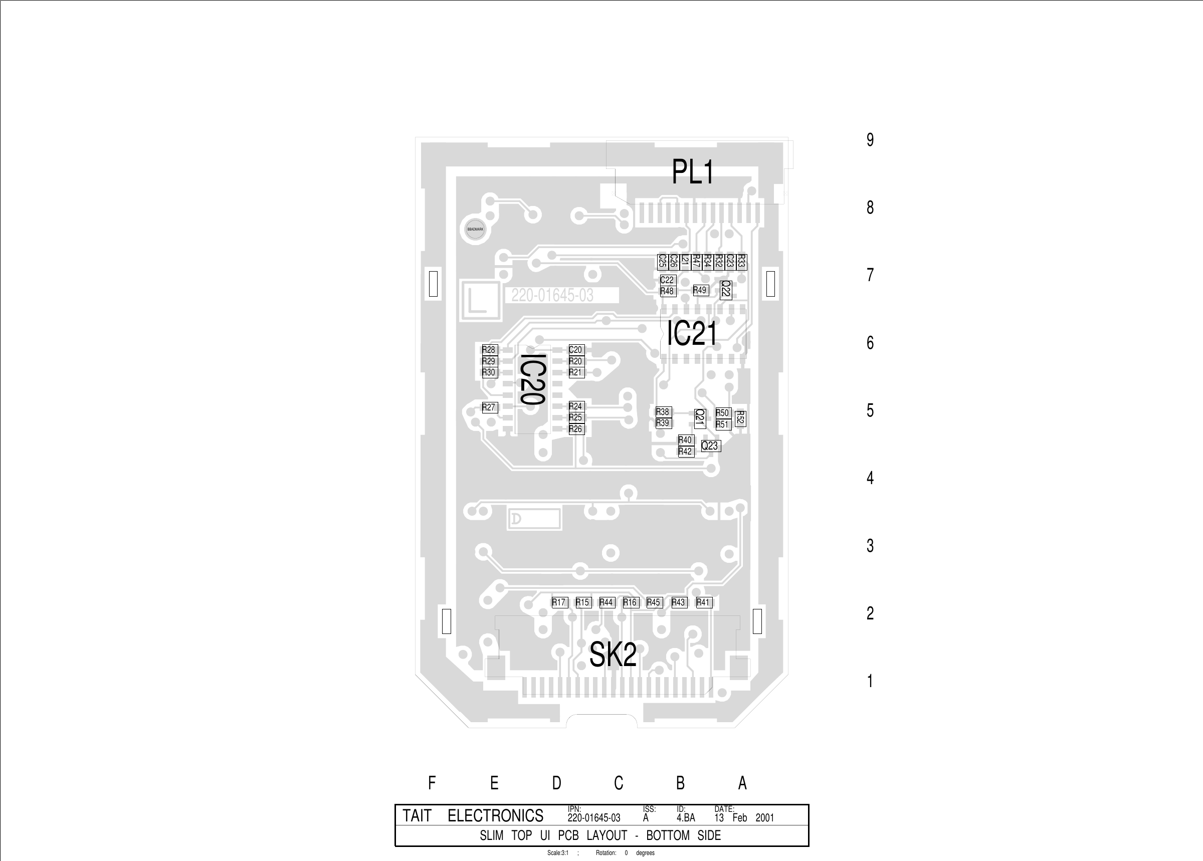 Page 3 of 3 - ORCA/ORCA CIRCUIT BOARDS/220-01645-03A_LITE SLIM ORCA KEYPAD INTERFACE/220-01645-03A_LITE INTERFACE 220-01645-03A LITE