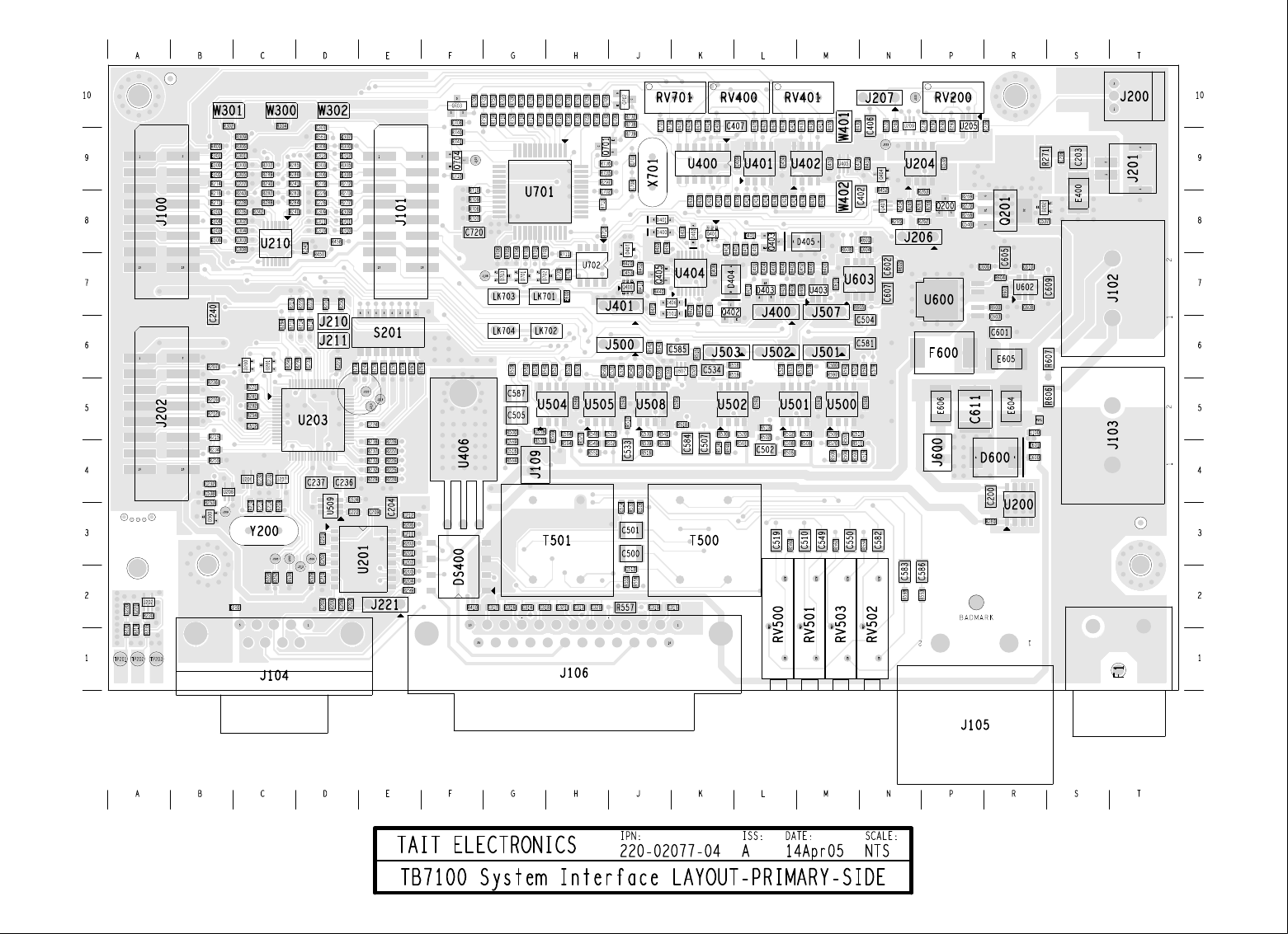 Page 8 of 9 - TB7100/TB7100 System Interface PCB Schematics/220-02077-04A_TB7100 Schematics Version 04 220-02077-04A TB7100