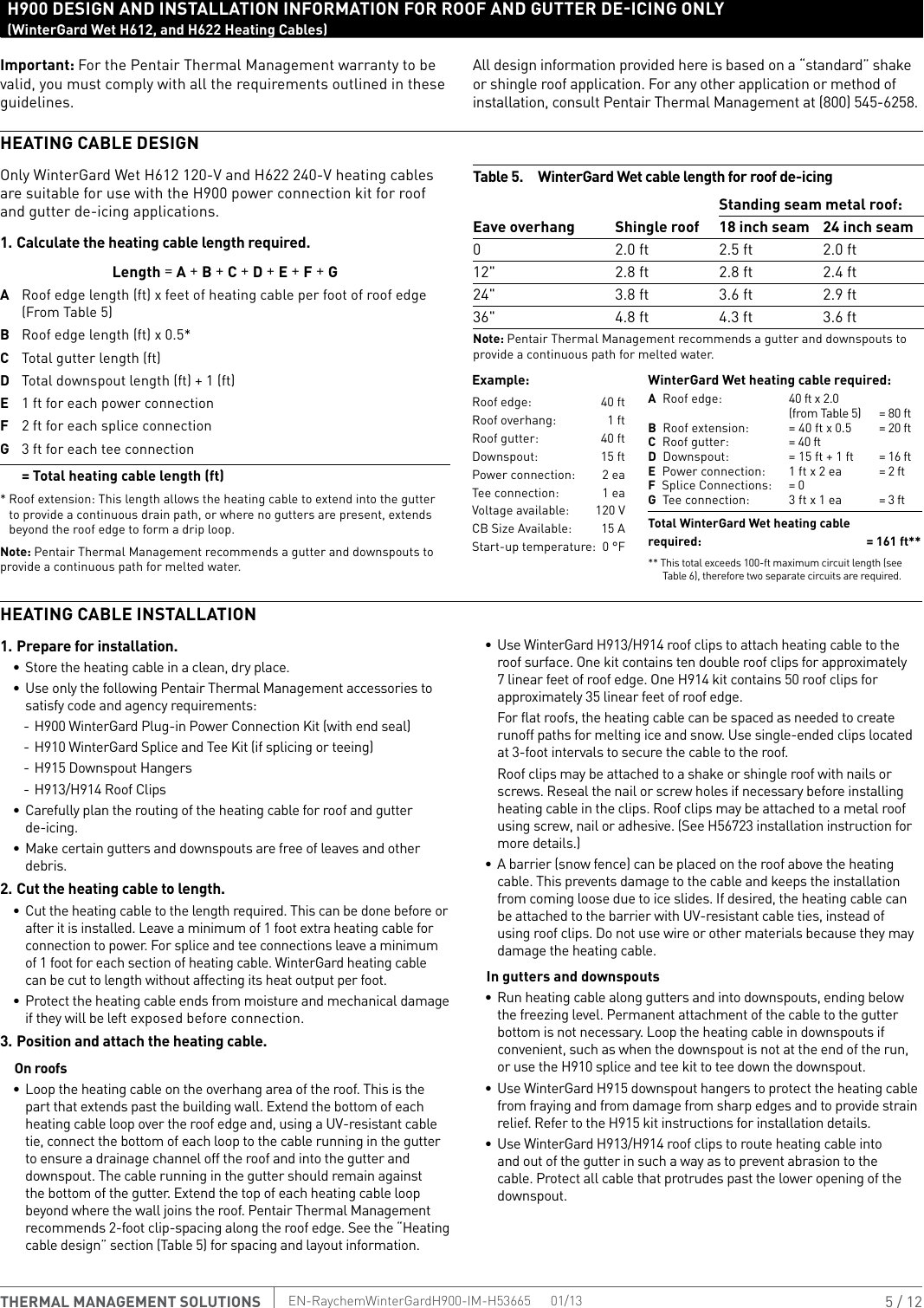 Page 5 of 12 - Installation Directions
