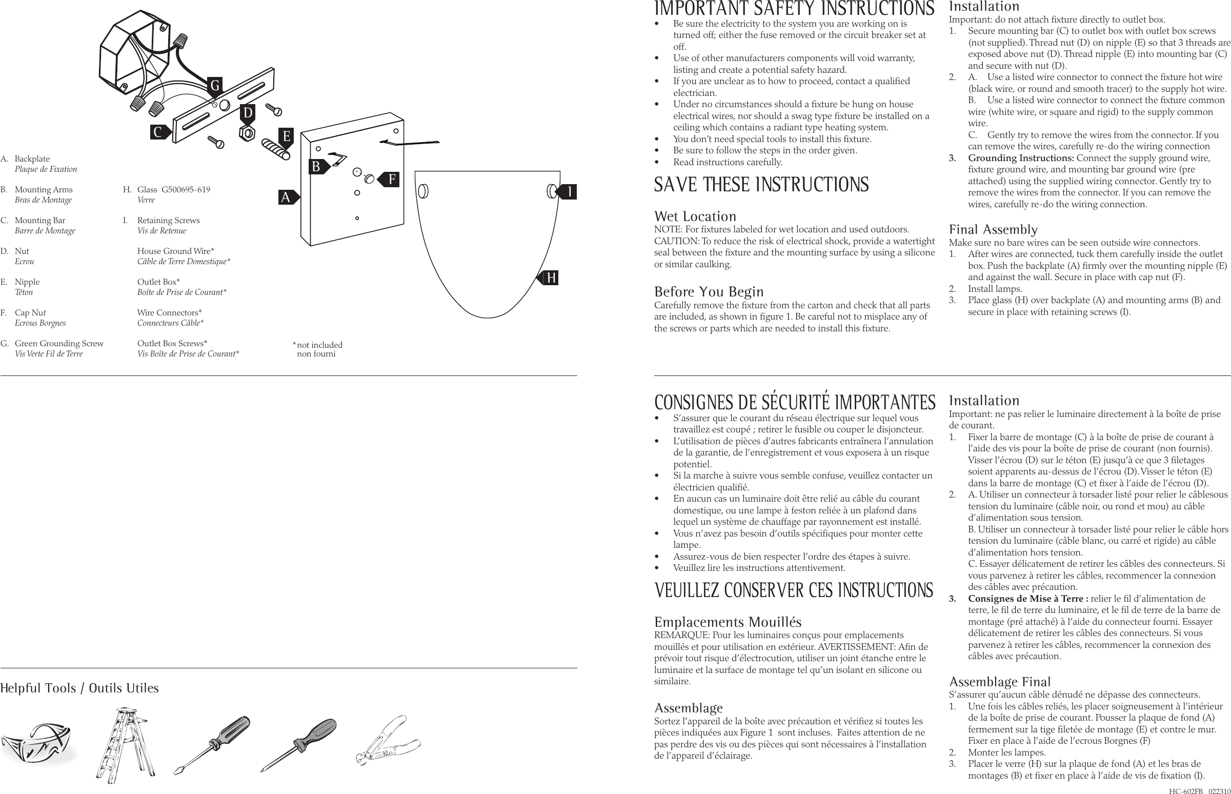 Page 2 of 2 - Installation Directions