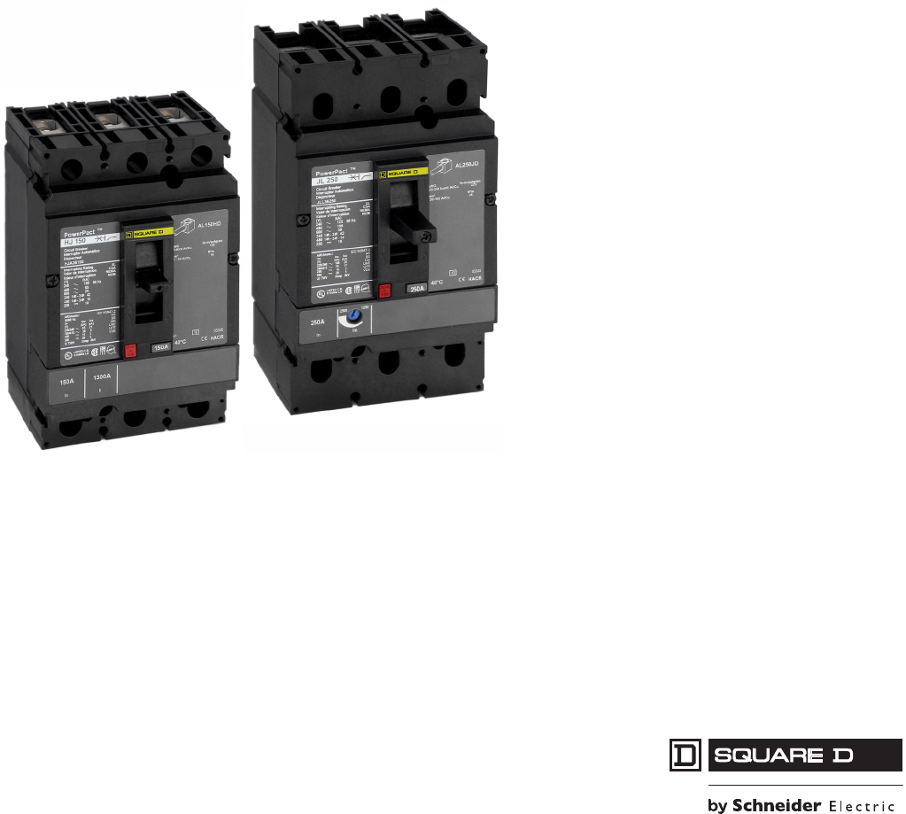 HDA36060 600VAC 250VDC 60A 3Pole 25kA Molded Case Thermal Main