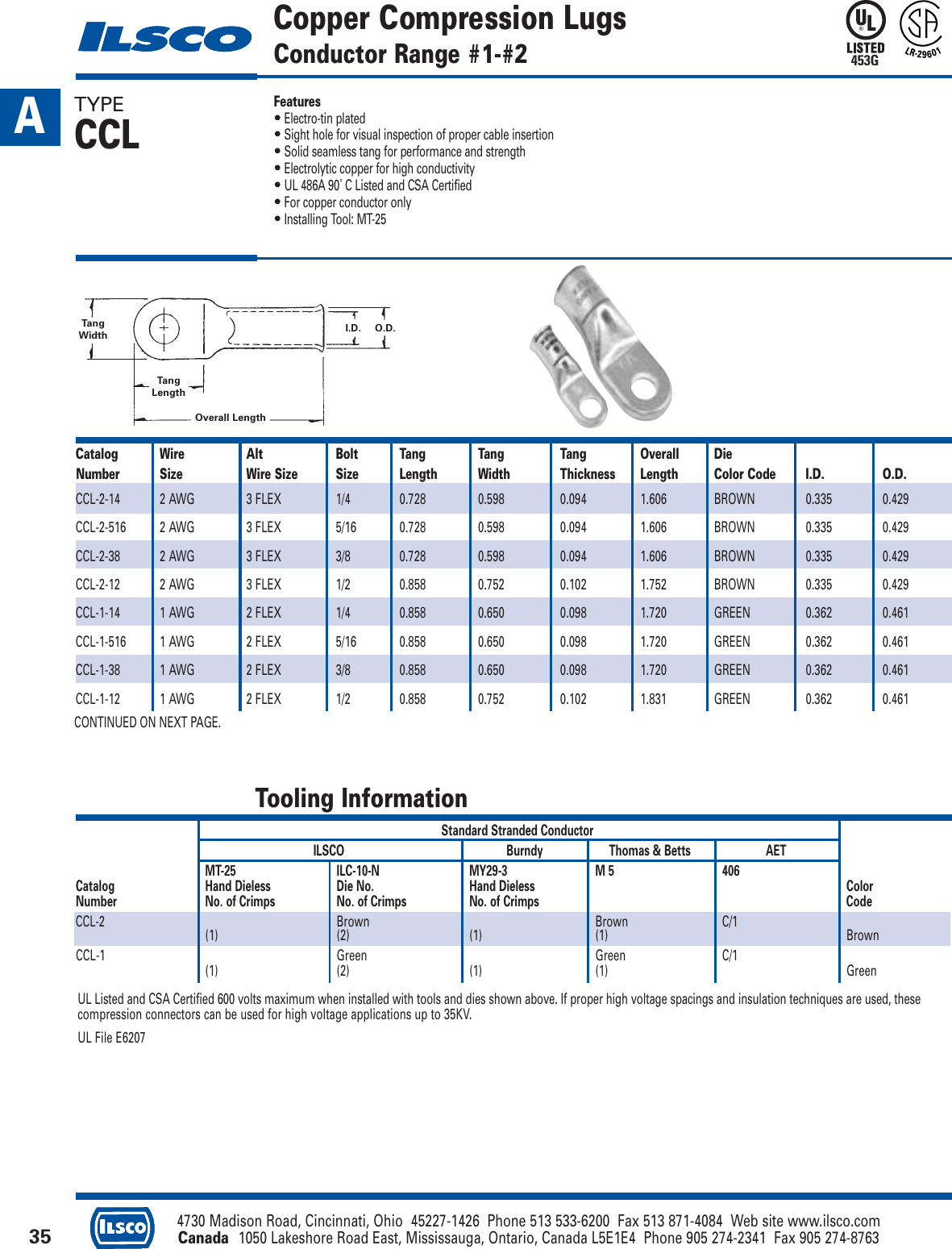 1-hole-ilsco-csws-1-0-38-1-0-copper-compression-lug-crimp-3-8-bolt