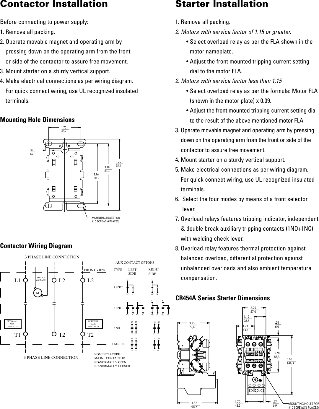 Page 2 of 4 - DP Instructions Installation Directions