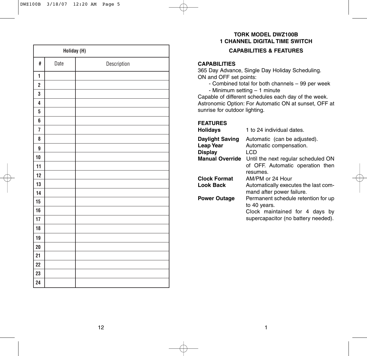 Page 3 of 8 - DWZ100B Installation Directions
