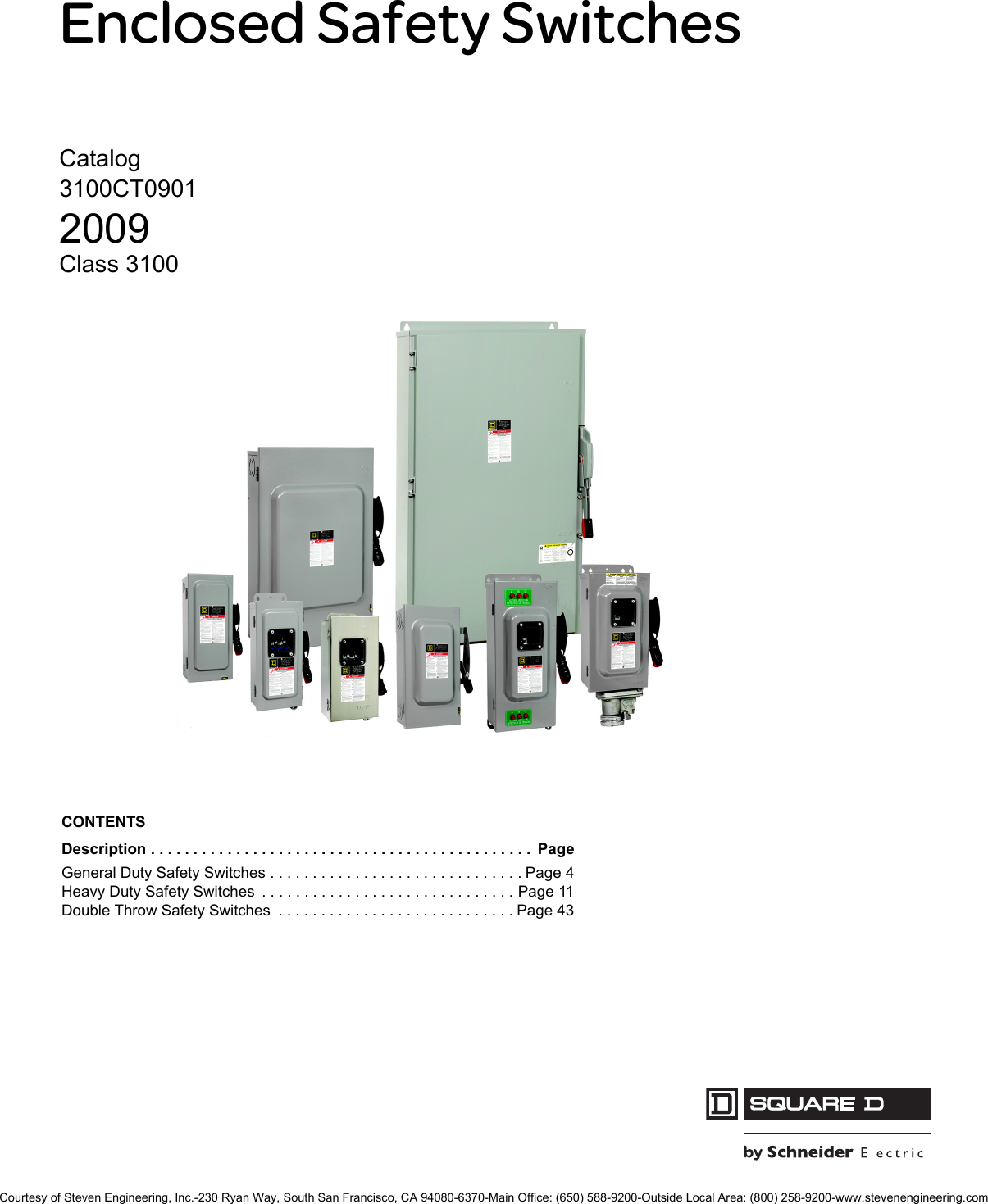 Schneider Electric Enclosed Safety Switches Brochure