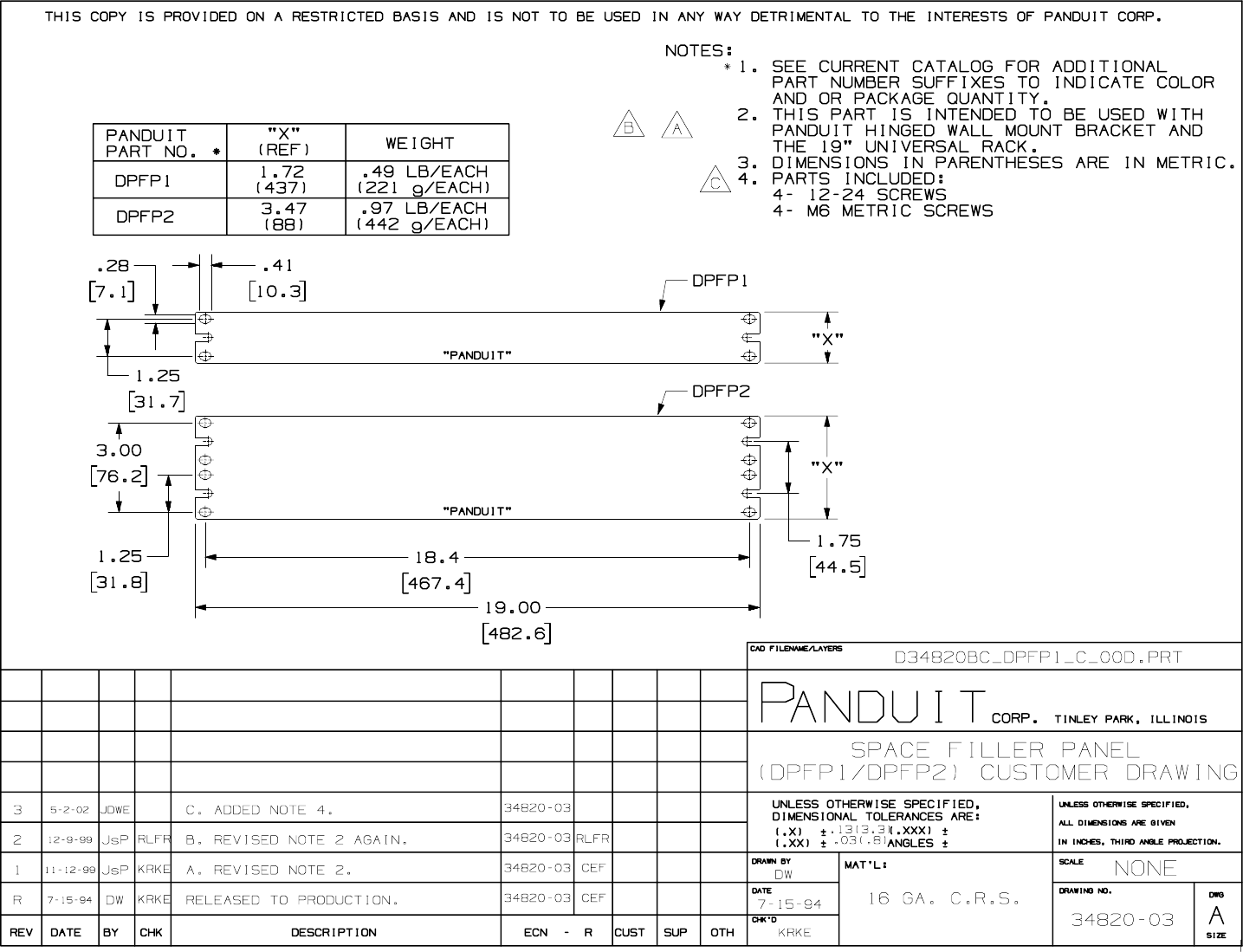 Page 1 of 1 - Product Detail Manual 