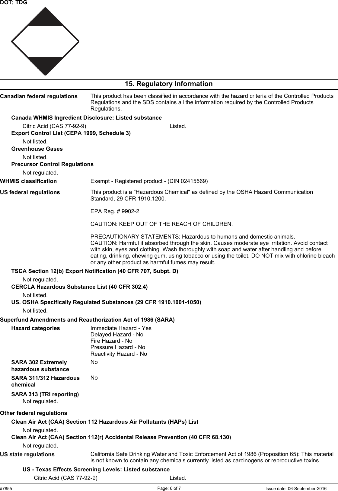 Page 6 of 7 - Sqlserver01\hse\files\archives\sds_usw\default\00785503  352039