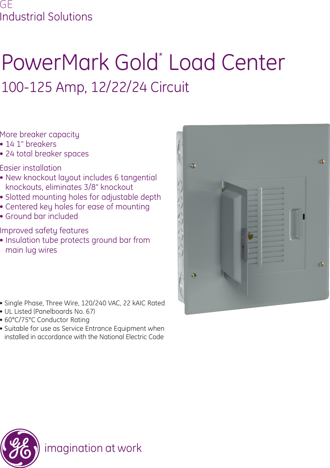 Ge Powermark Gold Load Center Wiring Diagram from usermanual.wiki