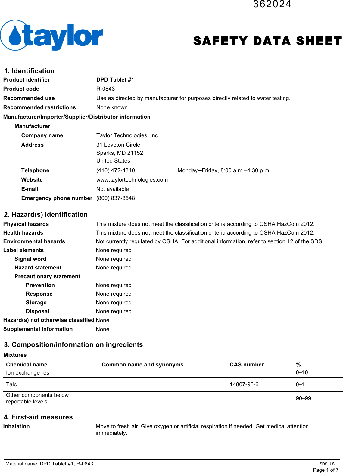 Page 1 of 7 - 0843x  362024