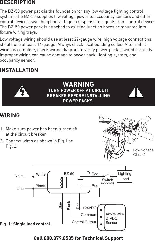 Page 2 of 4 - Ii BZ-50 08406r3 WEB Installation Directions