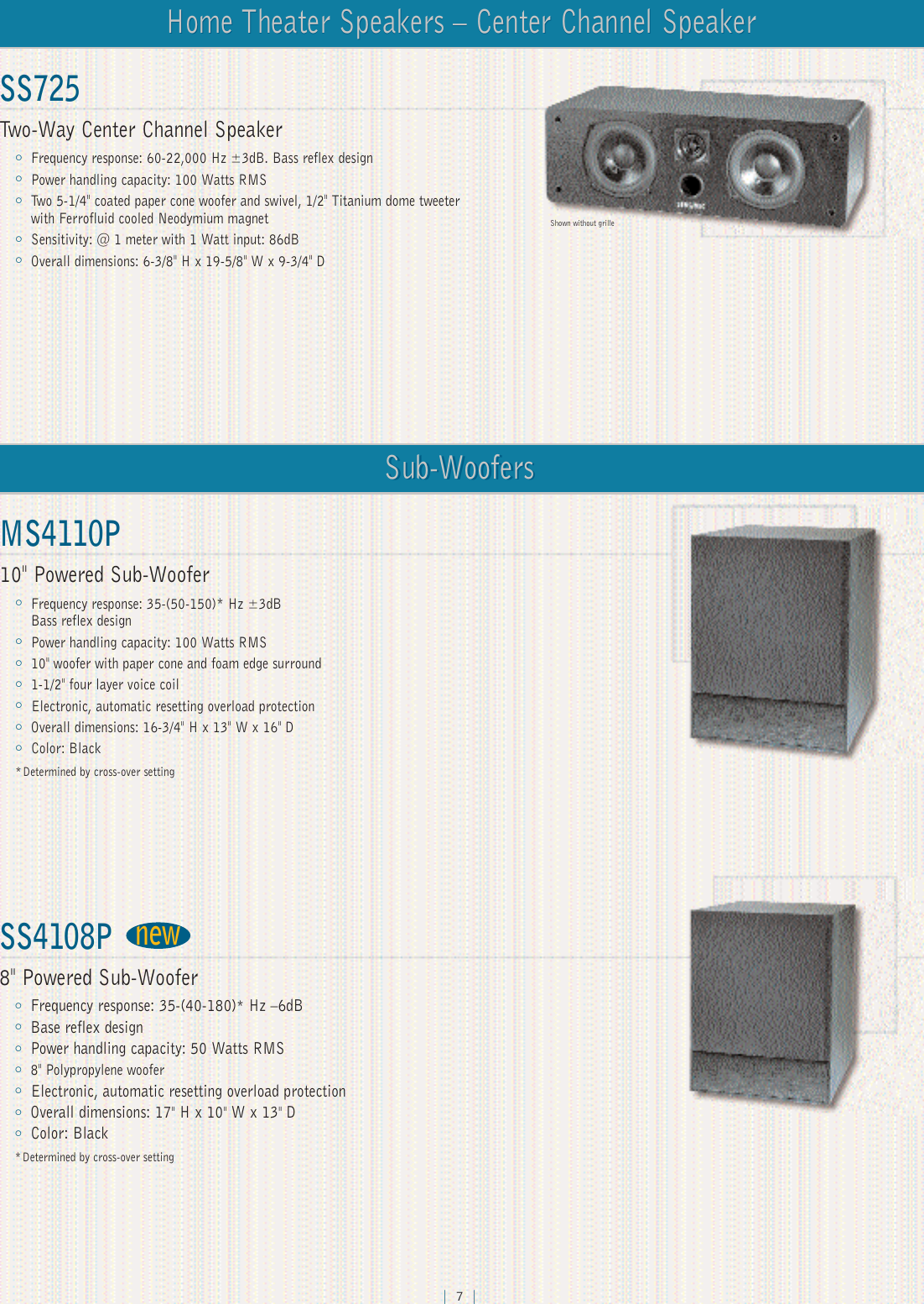 Page 7 of 12 - Sensonic Audio Cat 4/05