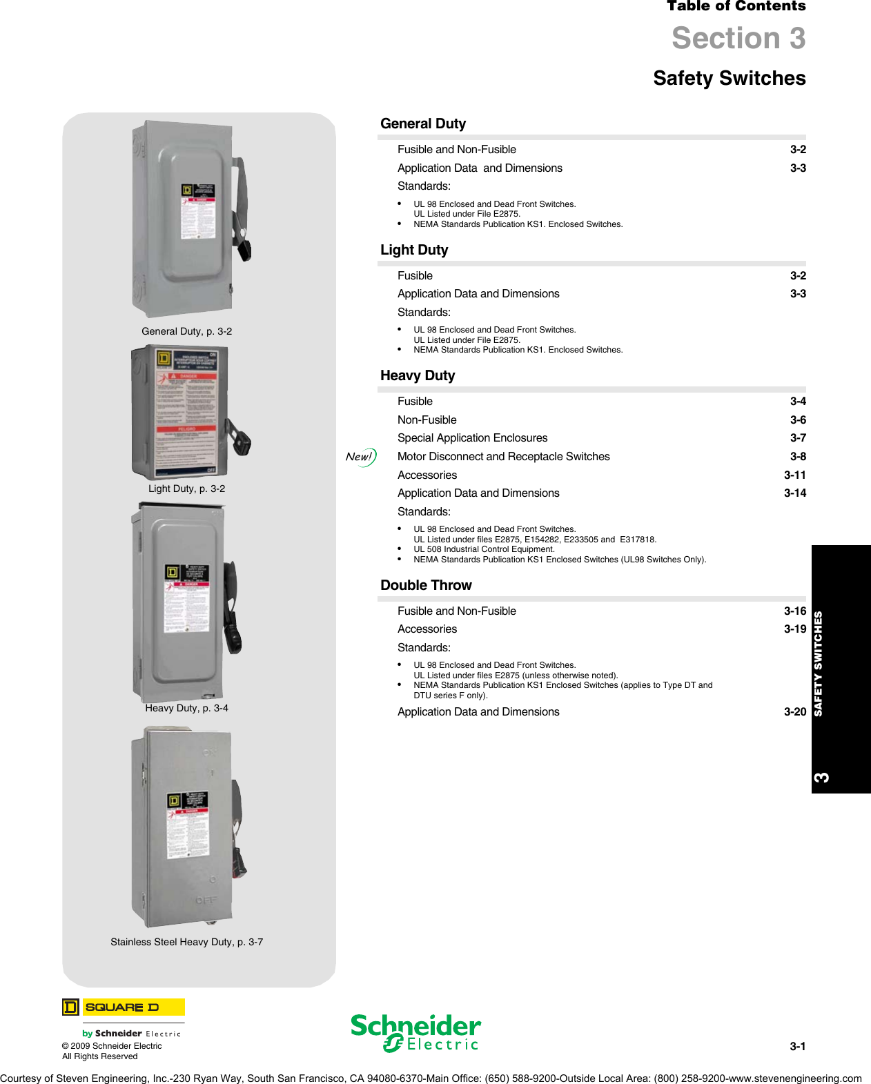 Schneider Electric DIGEST 175 Safety Switches 43238 Catalog
