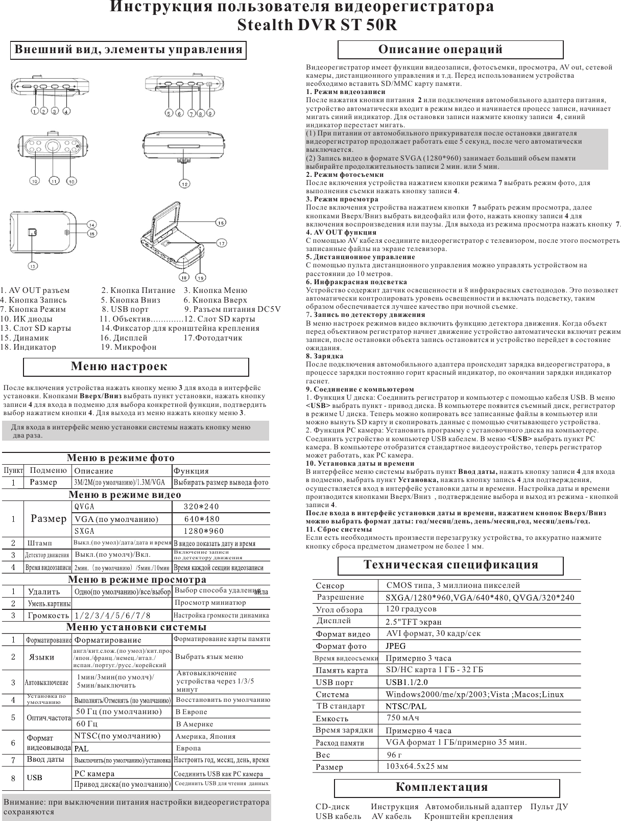 Dvr видеорегистратор автомобильный инструкция. Видеорегистратор Stealth DVR St 50r. Инструкция пользователя видеорегистратора Stealth. Видеорегистратор DVR St 50r инструкция. Видеорегистратор с двумя картами памяти для протокола.