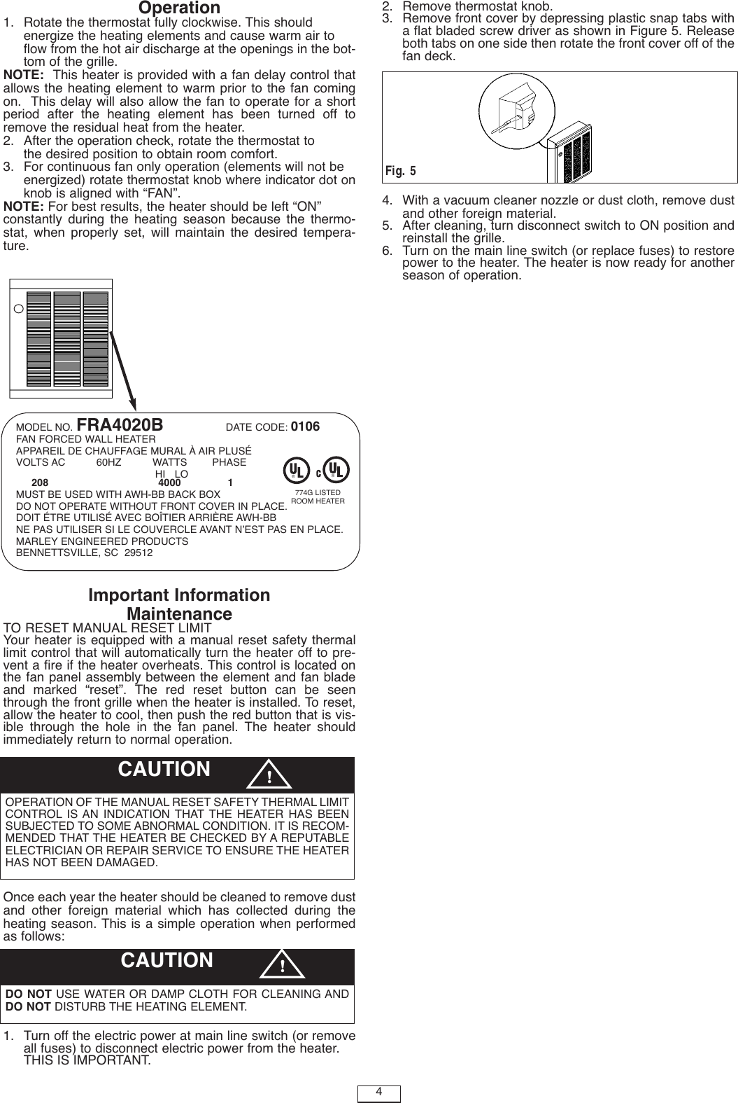 Page 4 of 5 - Installation Directions