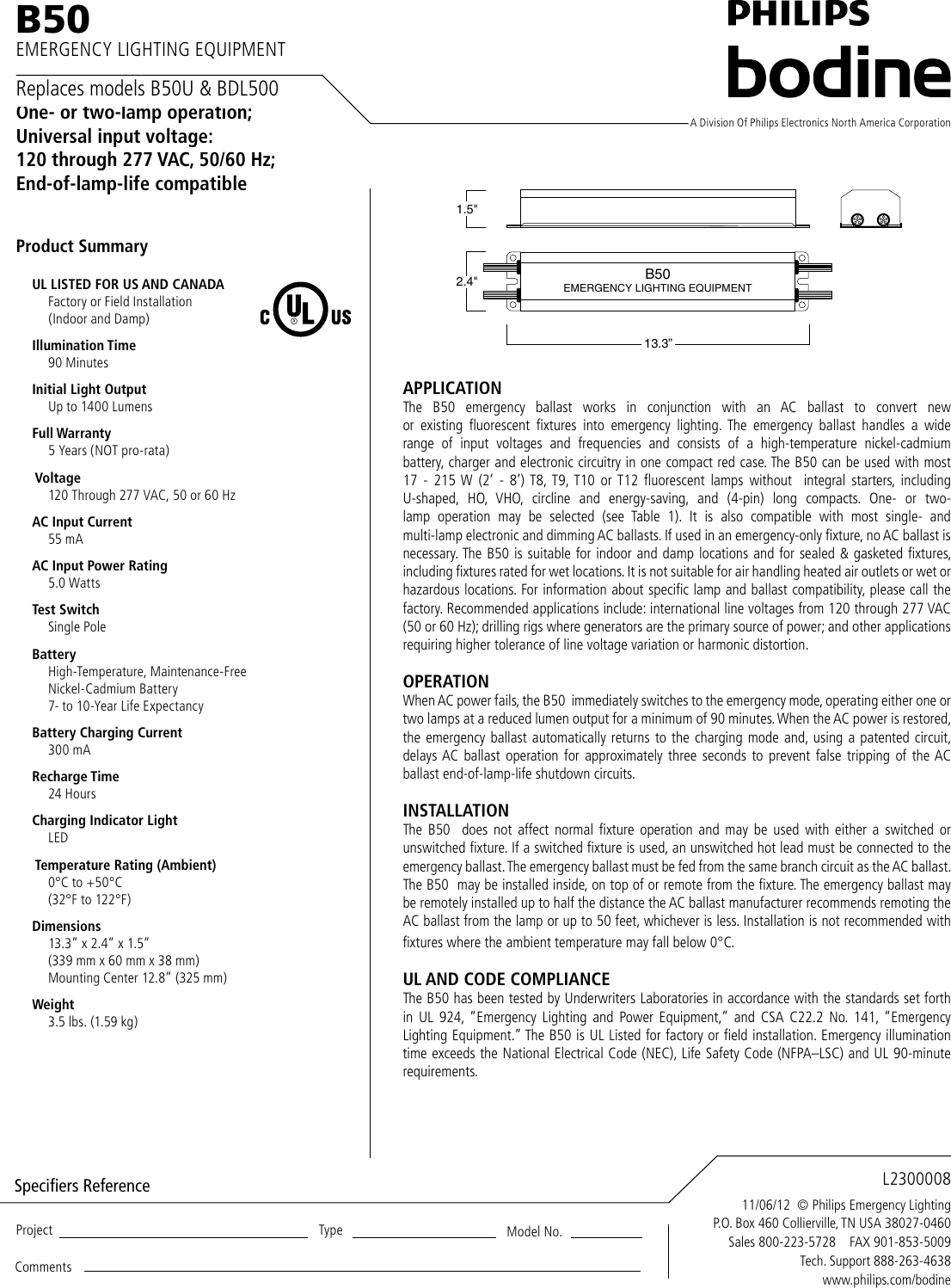 Page 1 of 2 - Product Detail Manual