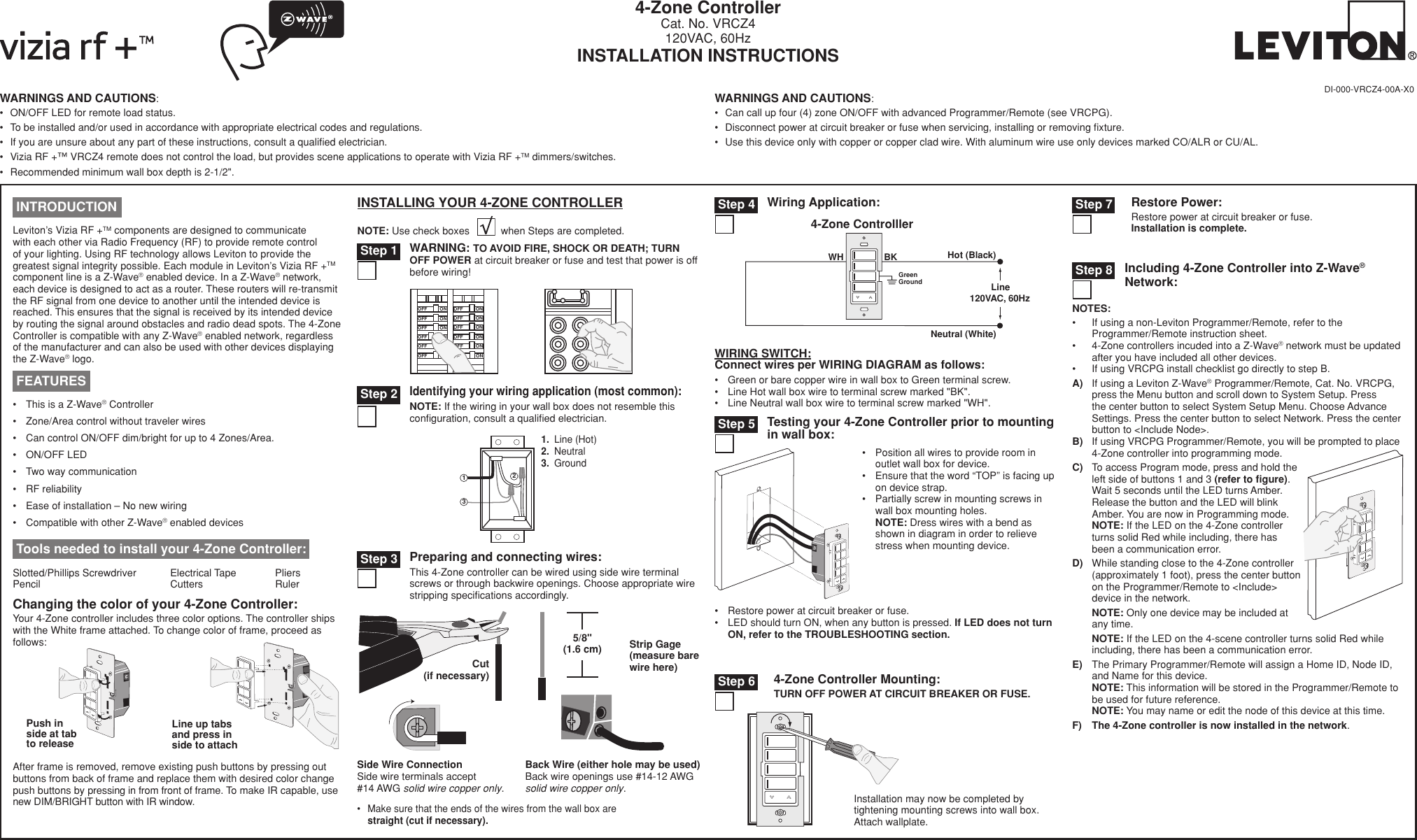 Page 1 of 2 - Installation Directions