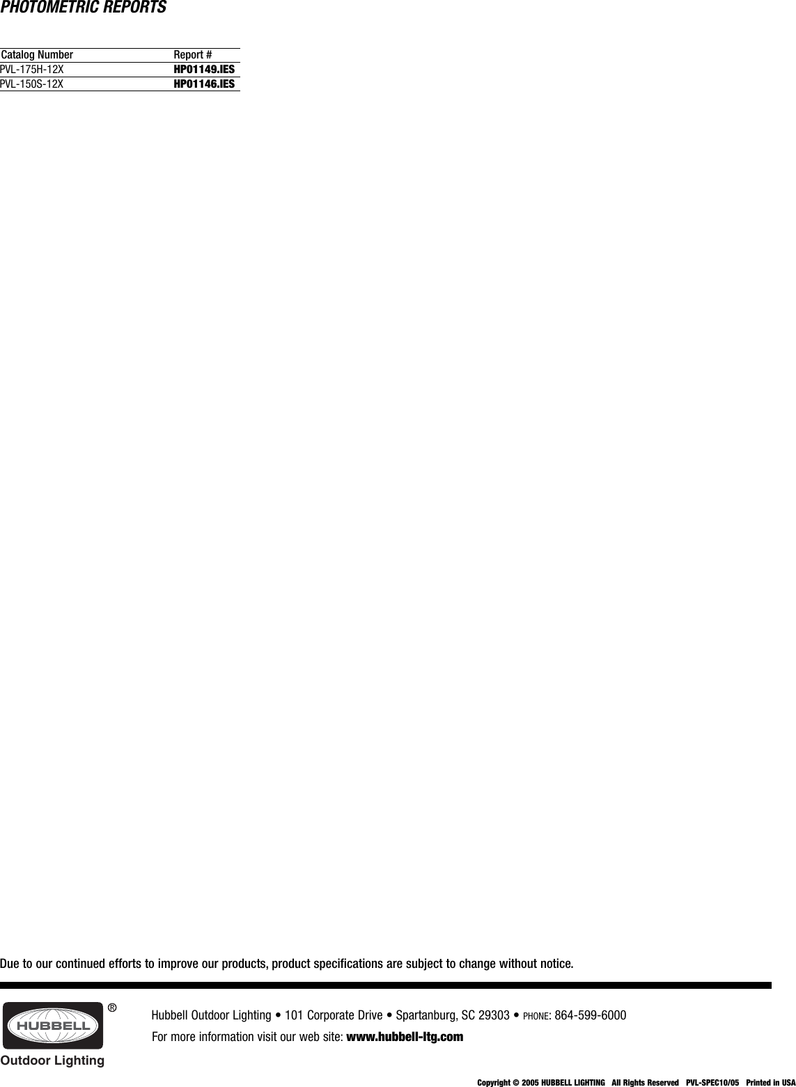 Page 2 of 2 - Spec Sheet PVL