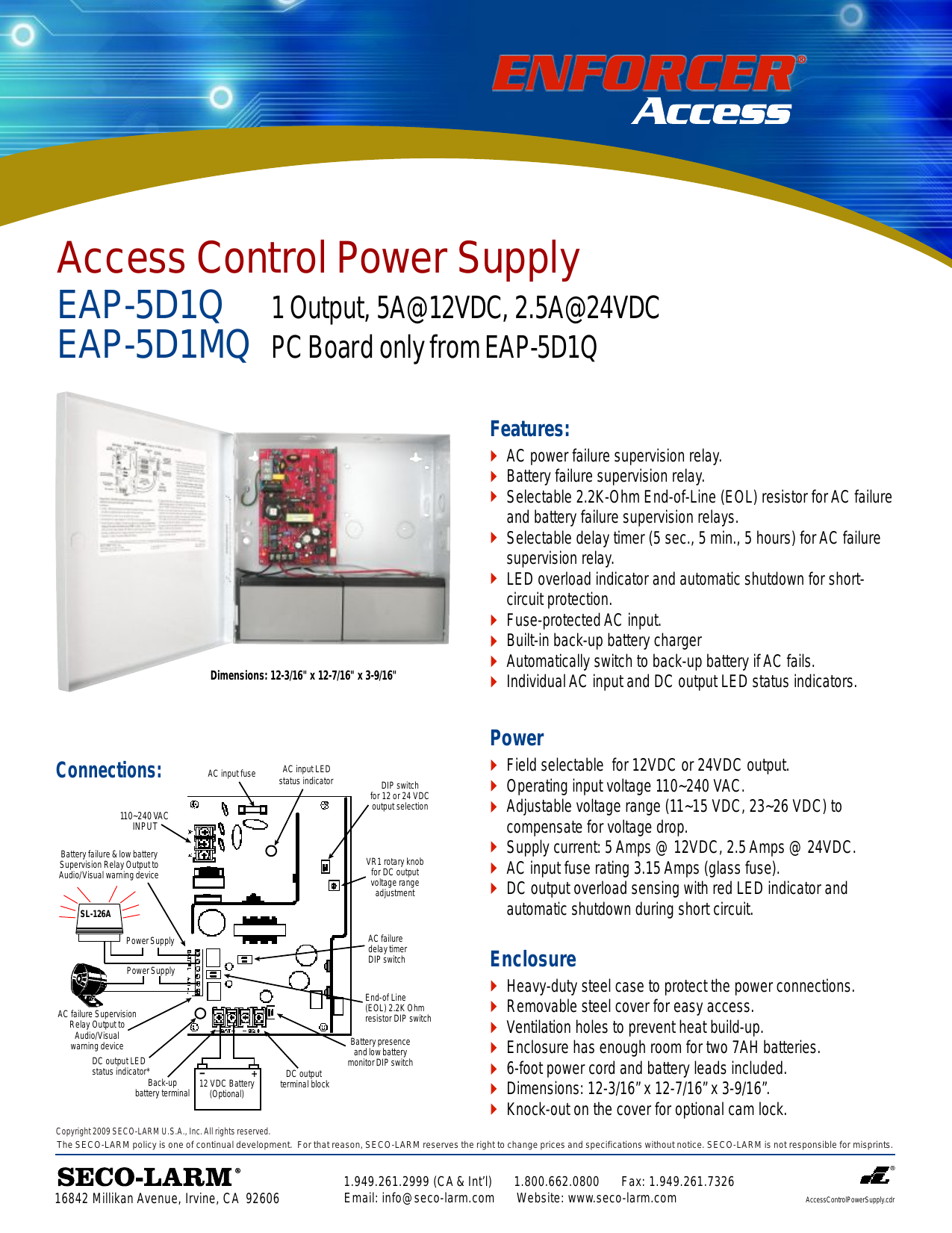 Page 1 of 1 - AccessControlPowerSupplyPdfc