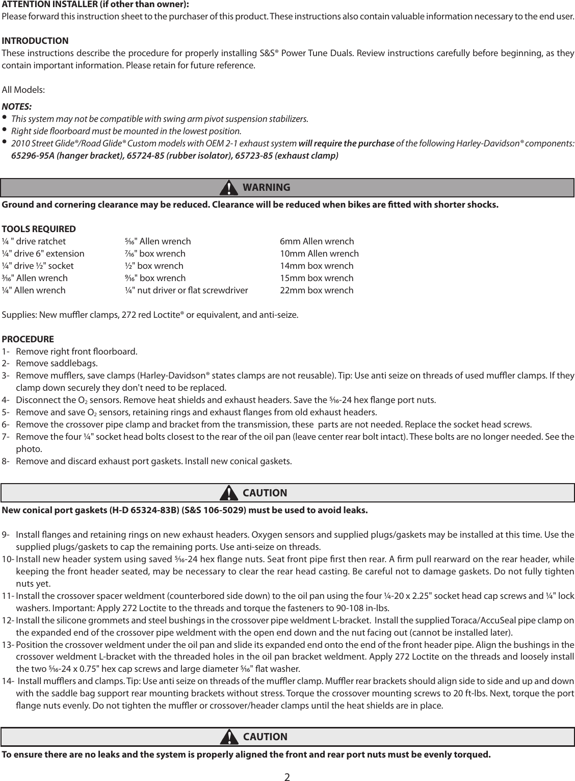 Page 2 of 3 - 510-0019-power-tune-duals-2009-up-instructions
