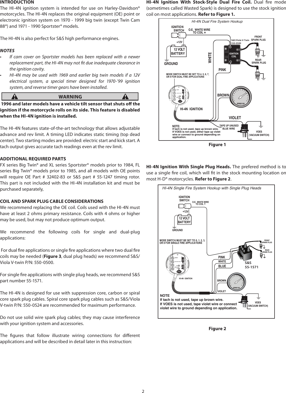 S&S Ignition Wiring Diagram from usermanual.wiki