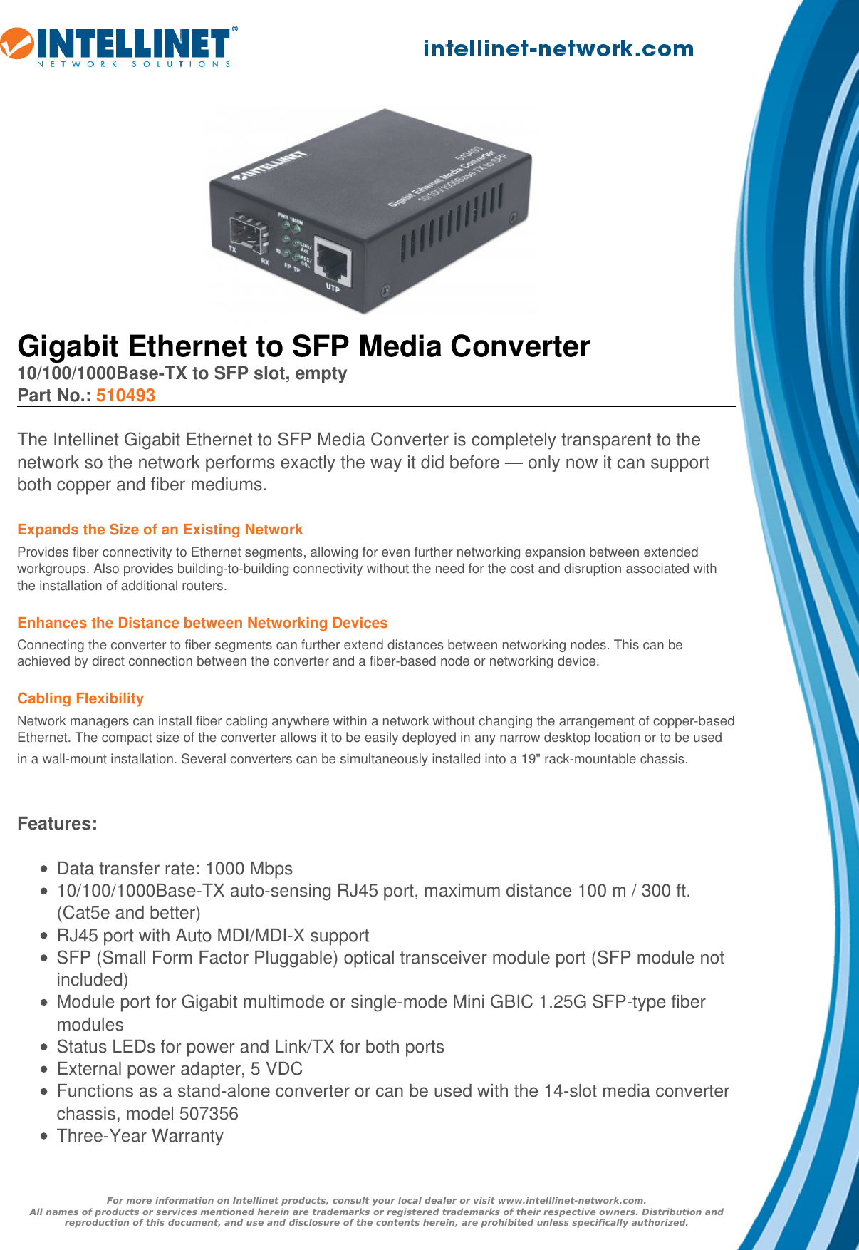 Page 1 of 3 - Datasheet  510493 English