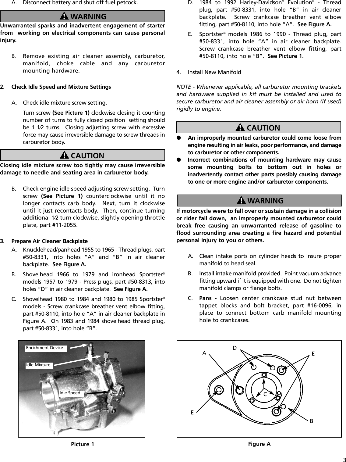 Page 3 of 12 - 51-1028 Piston  51-1006 Superbcarbinstallandjetting 20060424