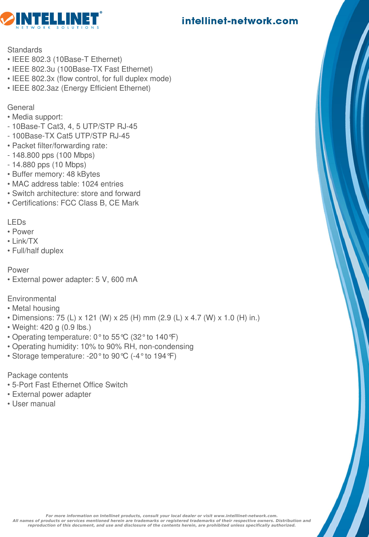 Page 2 of 3 - Datasheet  523301 English