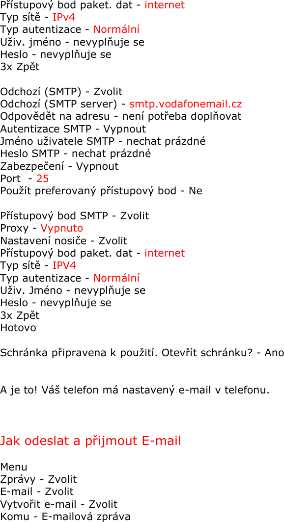Page 2 of 3 - E-mail V Telefonu  533 E Mail Nokia 7230