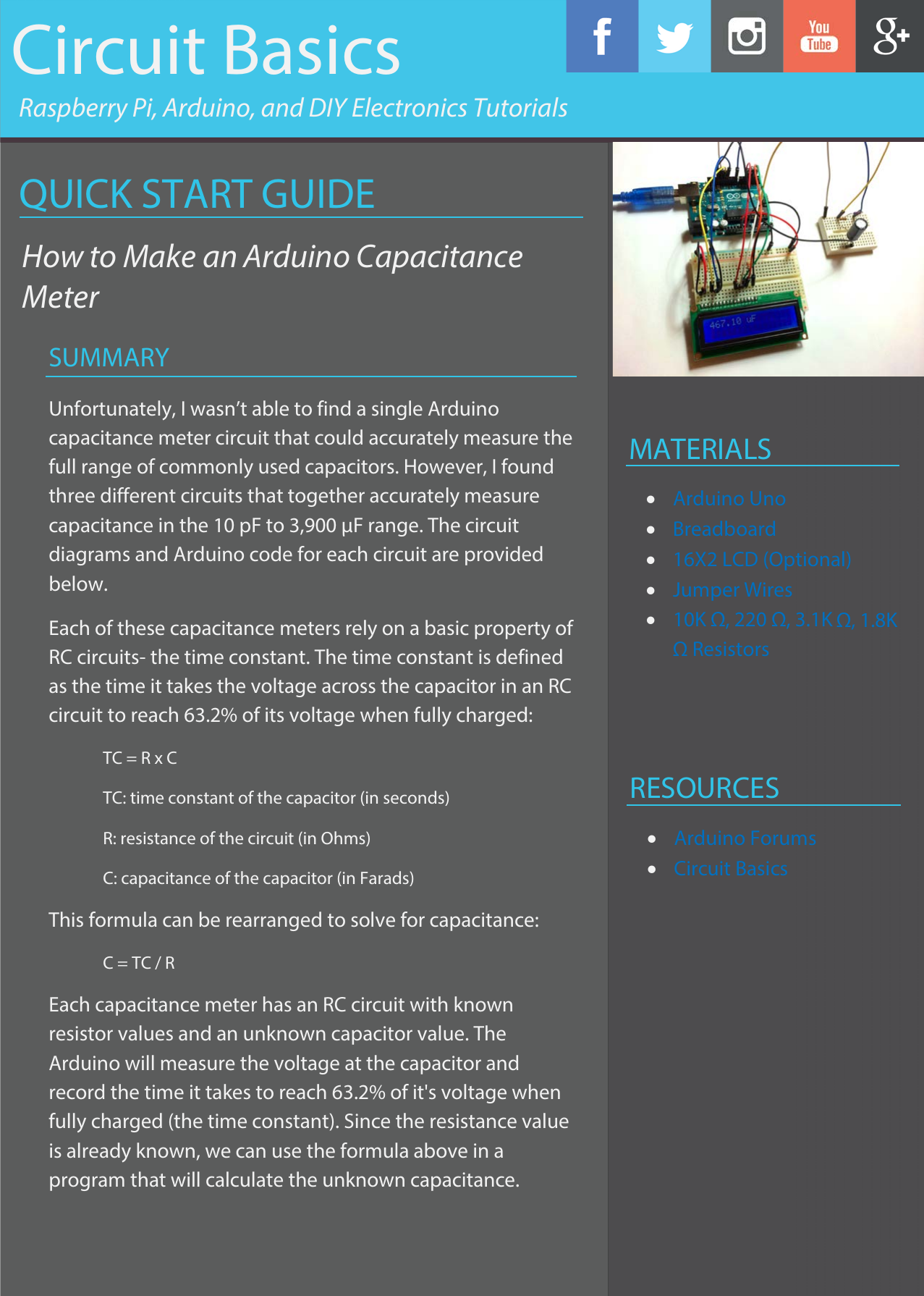 Quick Start Guide Make An Arduino Capacitance Meter vrogue.co