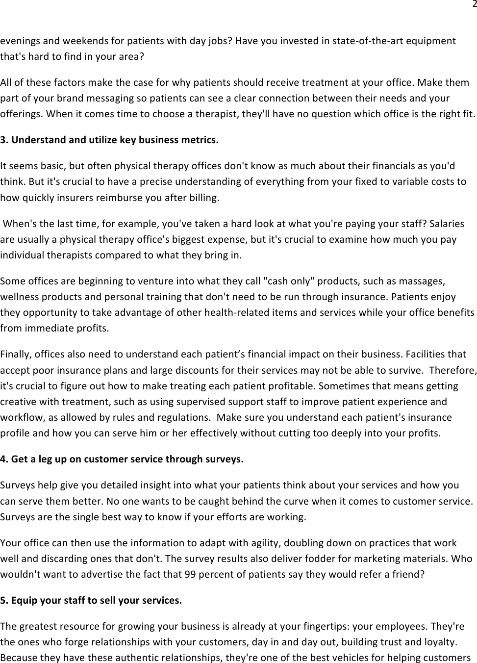 Page 2 of 3 - 5 Keys To Unlocking Clinic Profitability Byline V2 5-Keys-to-Unlocking-Clinic-Profitability-Byline-v2