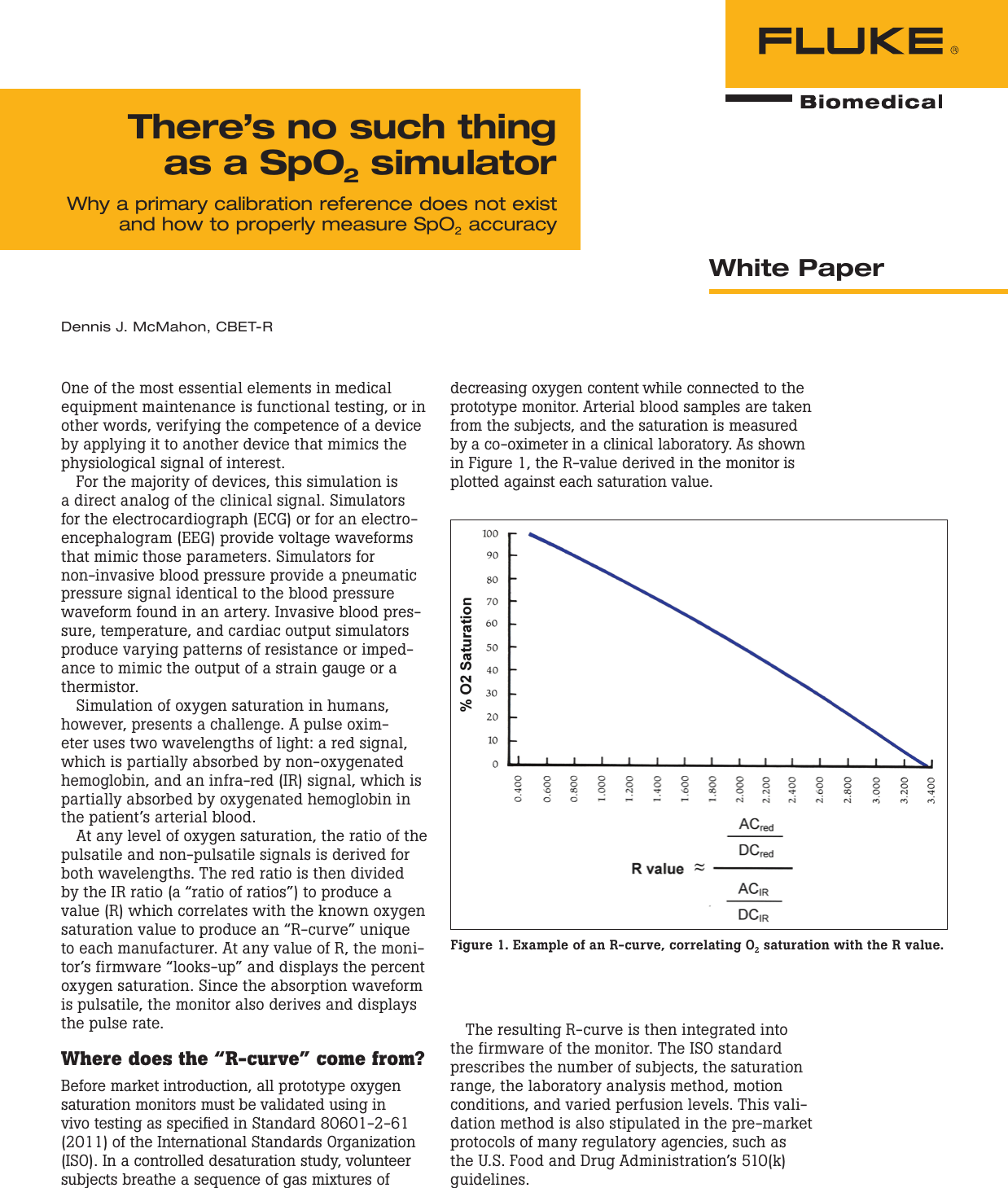 Page 1 of 3 - There’s No Such Thing As A SpO2 Simulator  6001759A There-is-no-such-thing-as-a-Sp O2-simulator W